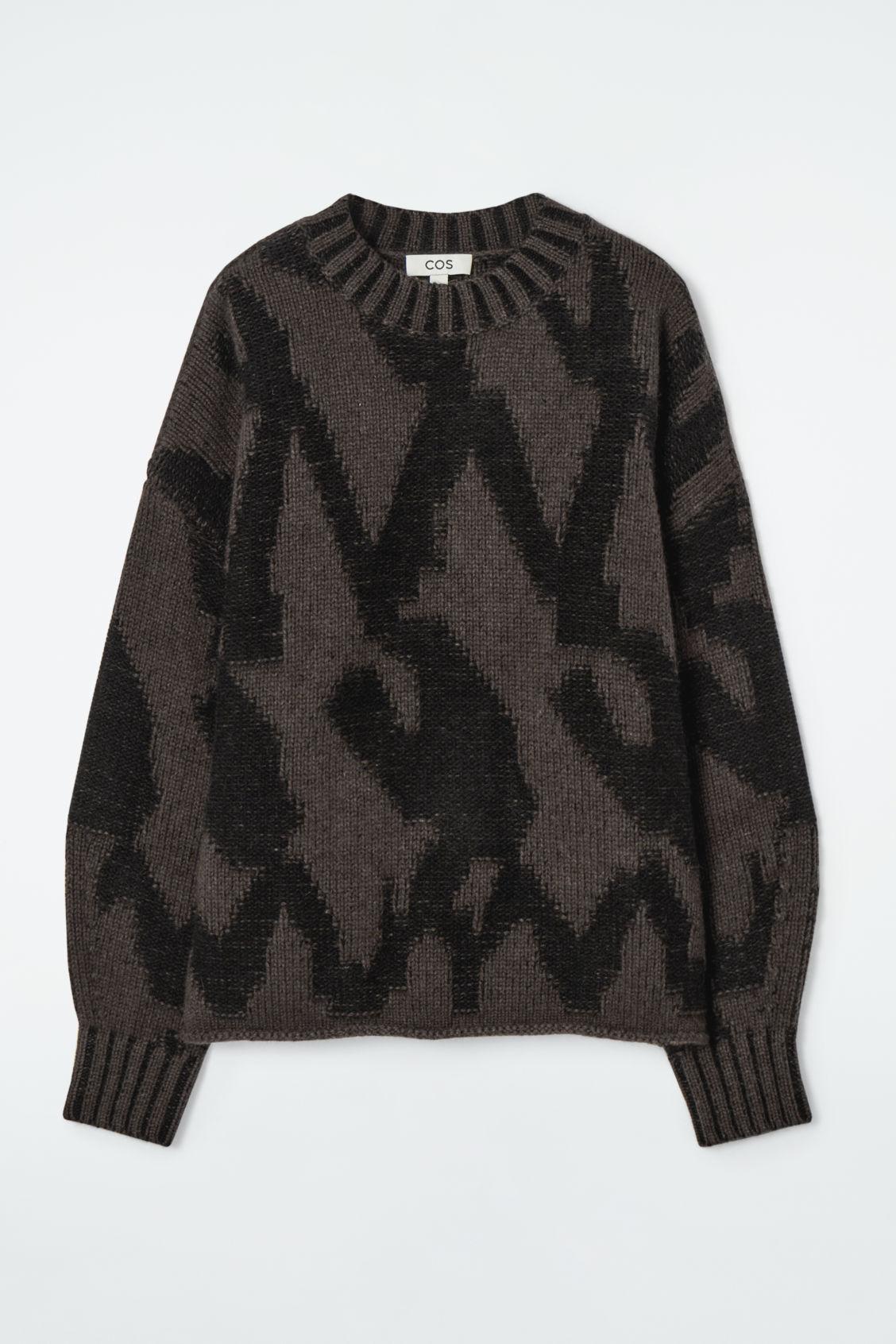 ABSTRACT WOOL-JACQUARD SWEATER Product Image