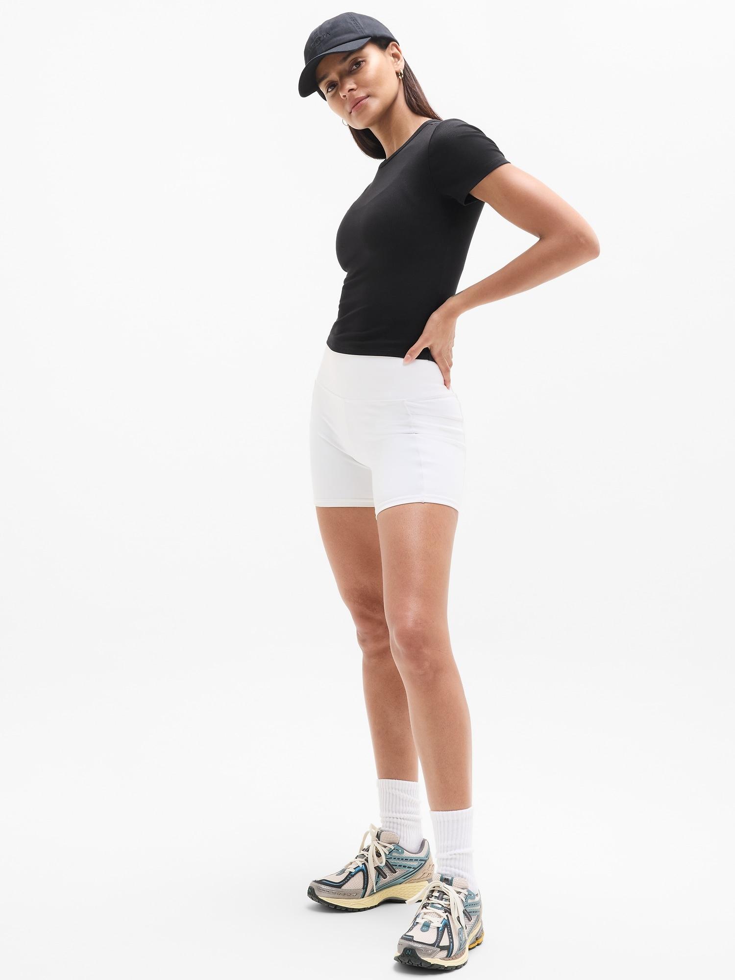 Signature Rib Crop Tee Product Image