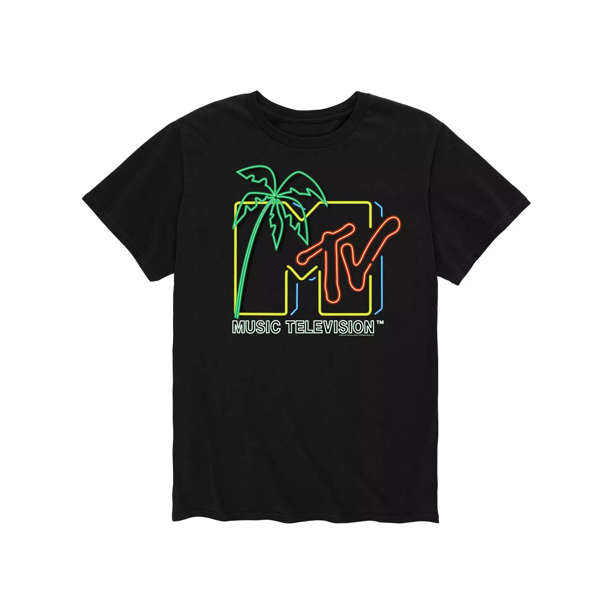 Men's MTV Neon Light Tee,  Product Image