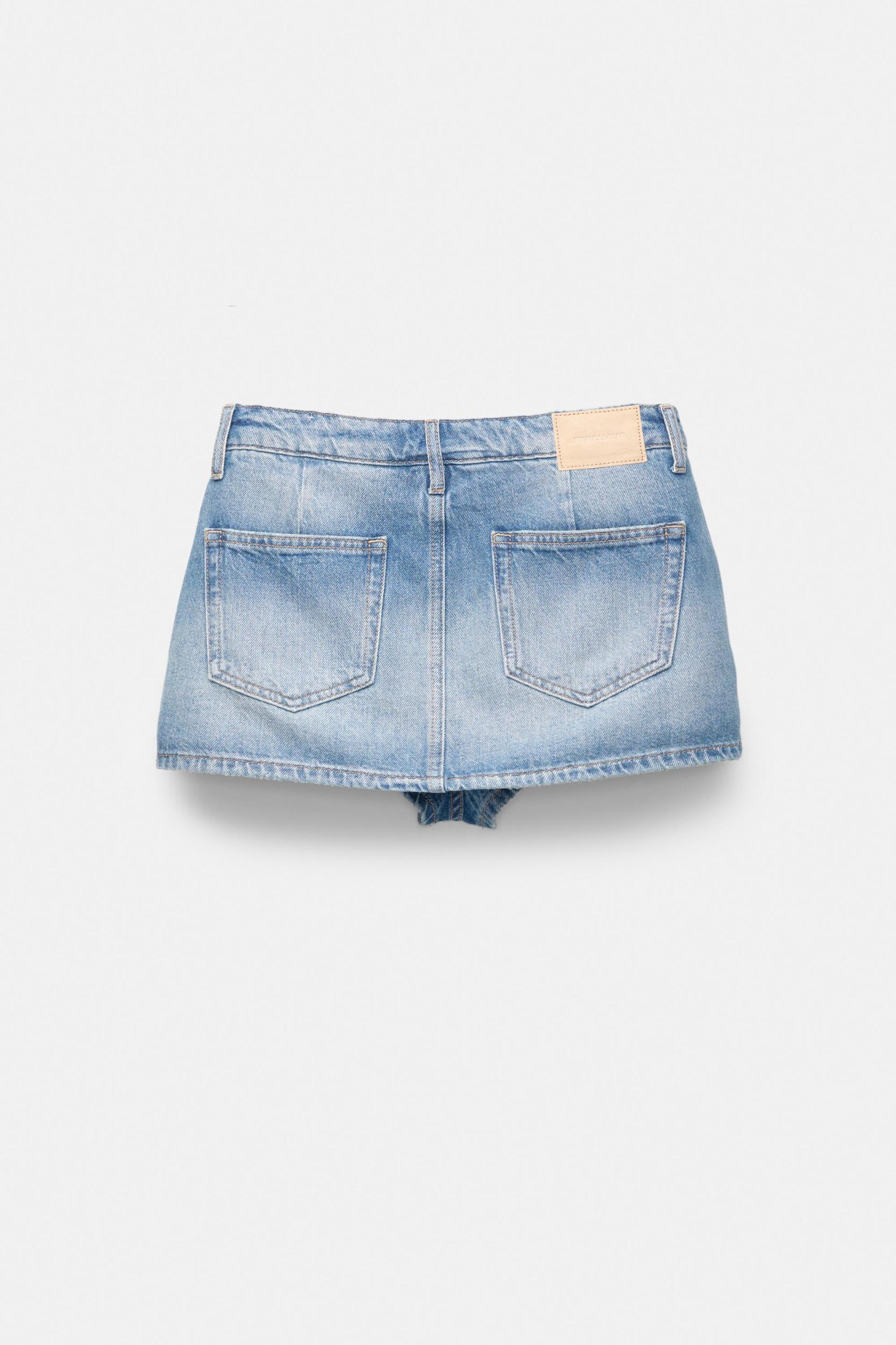 Denim skort Product Image
