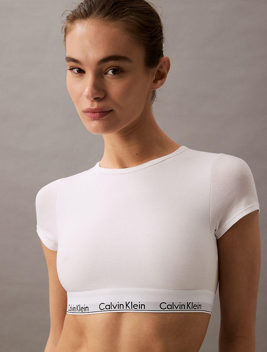 Icon Cotton Modal T-Shirt Bralette Product Image
