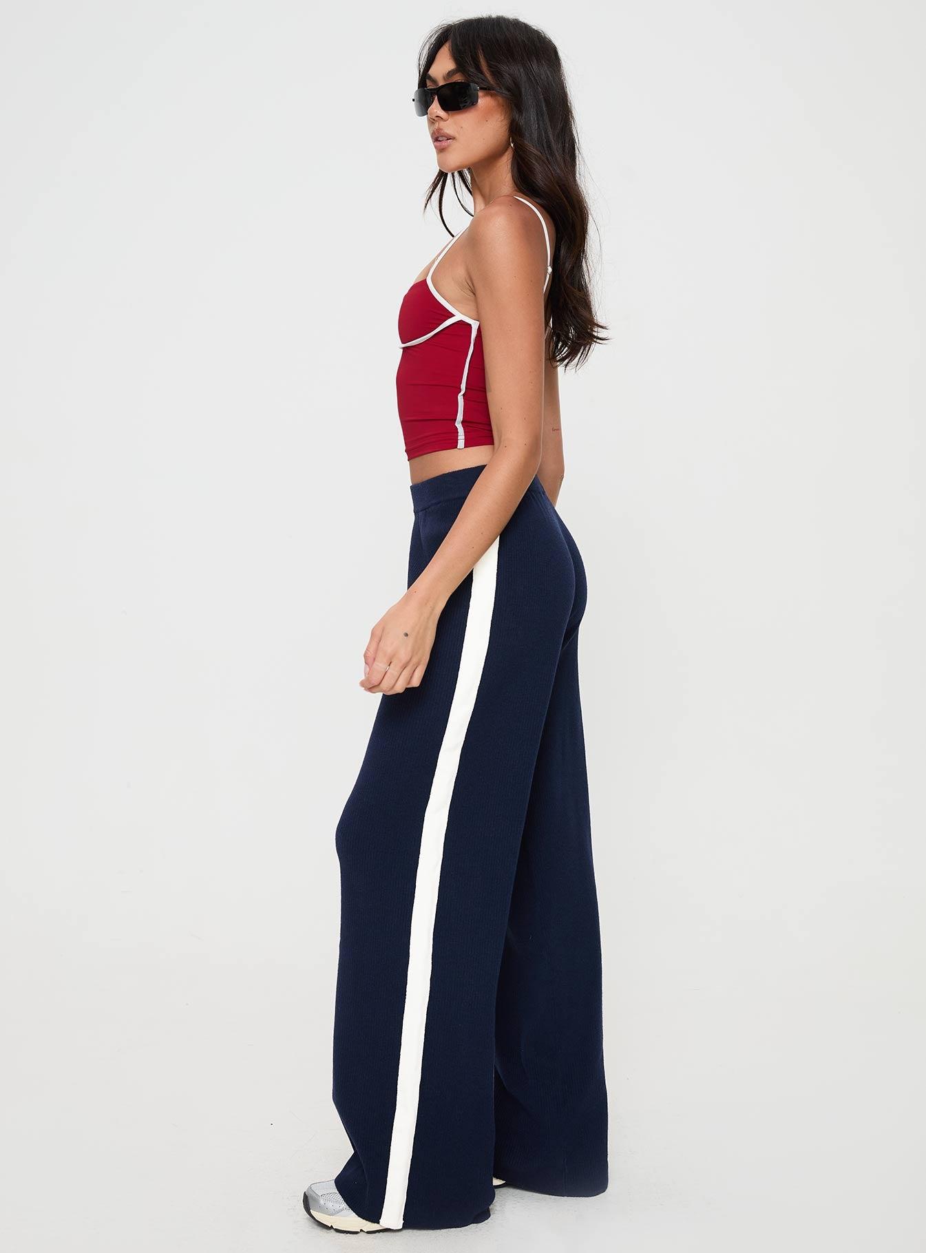 Albright Pants Navy / Milk Product Image