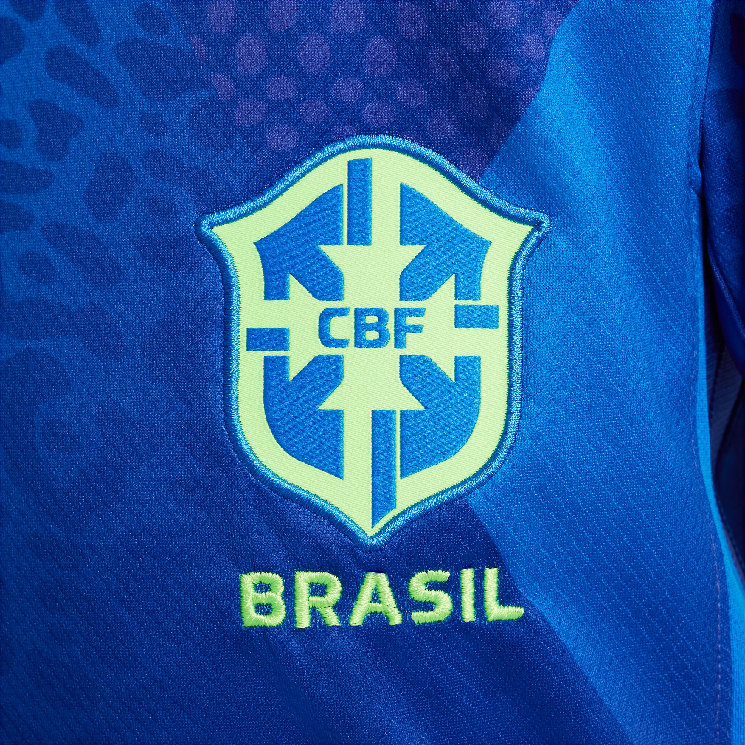 Brazil 2025 Stadium Away (Women's Team) Big Kids' Nike Dri-FIT Soccer Replica Jersey Product Image