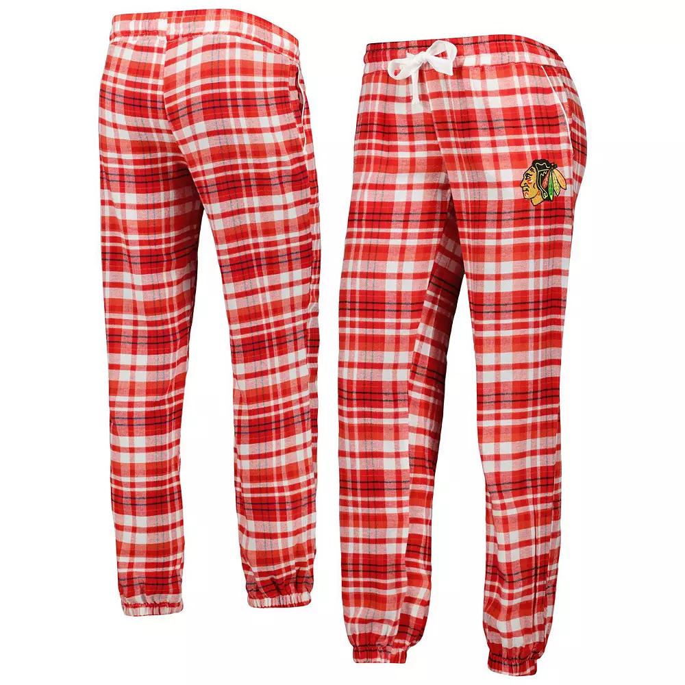 Women's Concepts Sport Red Chicago Blackhawks Mainstay Flannel Pants, Size: Medium Product Image