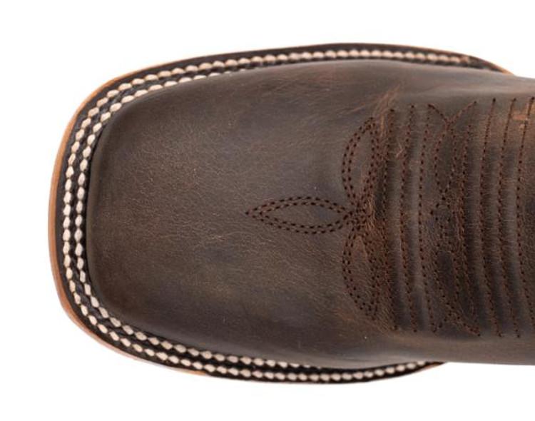 SALE Ferrini® Men's Chocolate Patriot/Flag Square Toe Boots Product Image