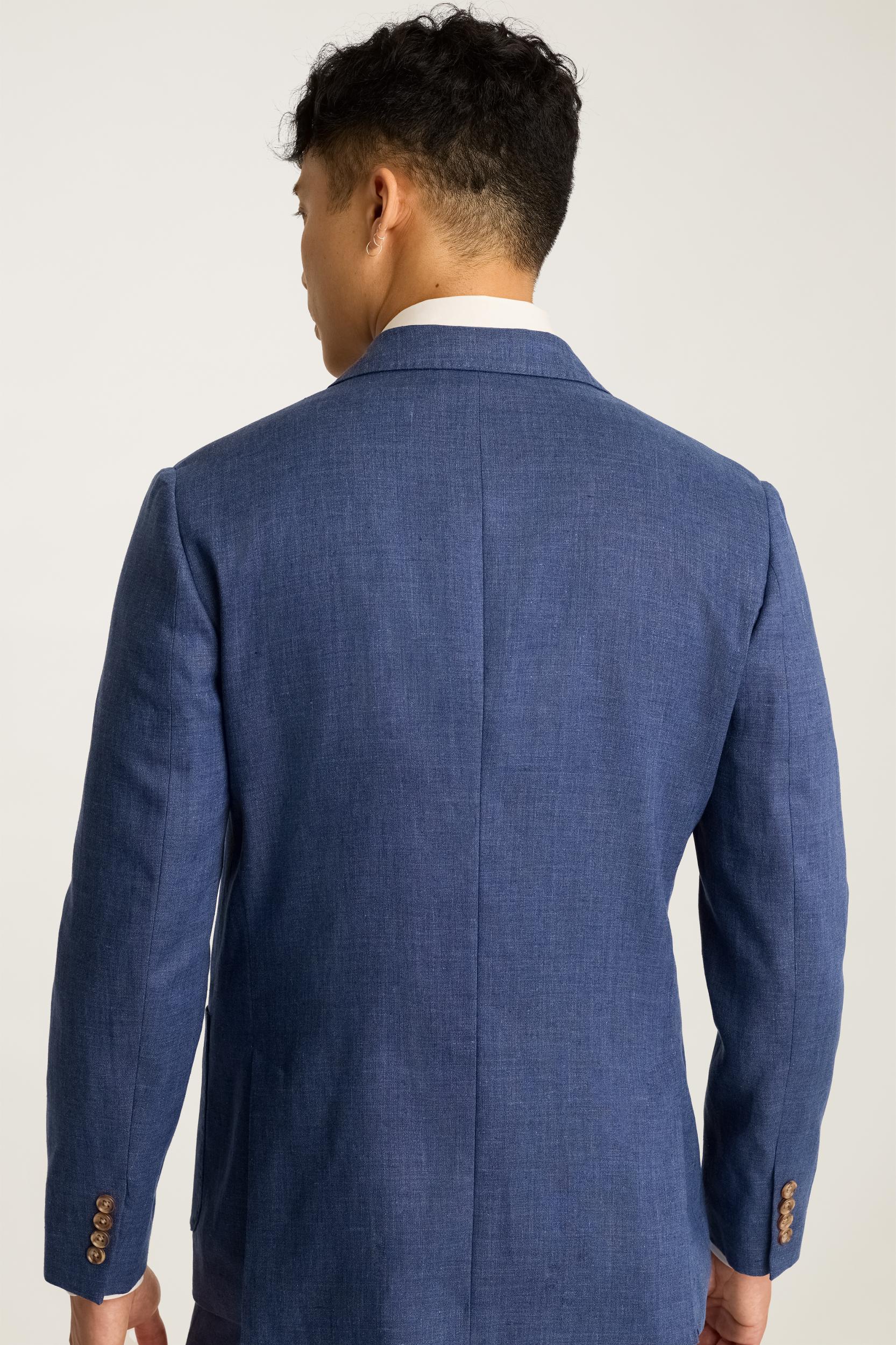 Jetsetter Italian Linen Double Breasted Blazer Product Image