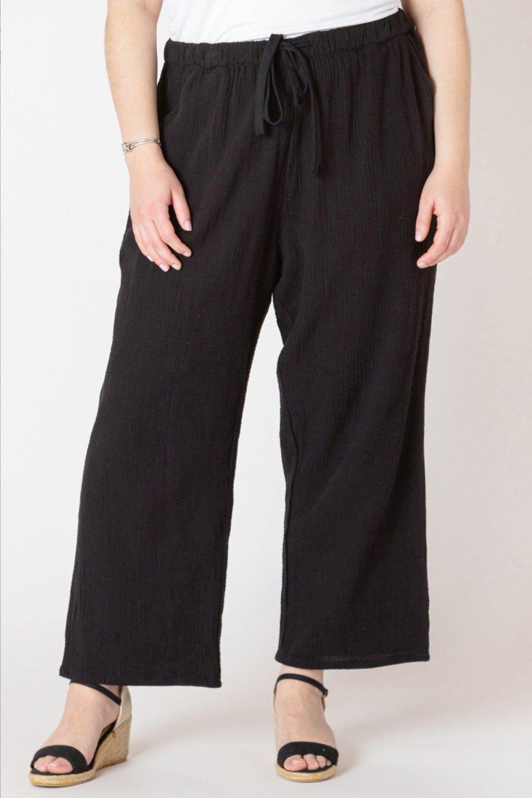 Pull On Textured Pant Product Image