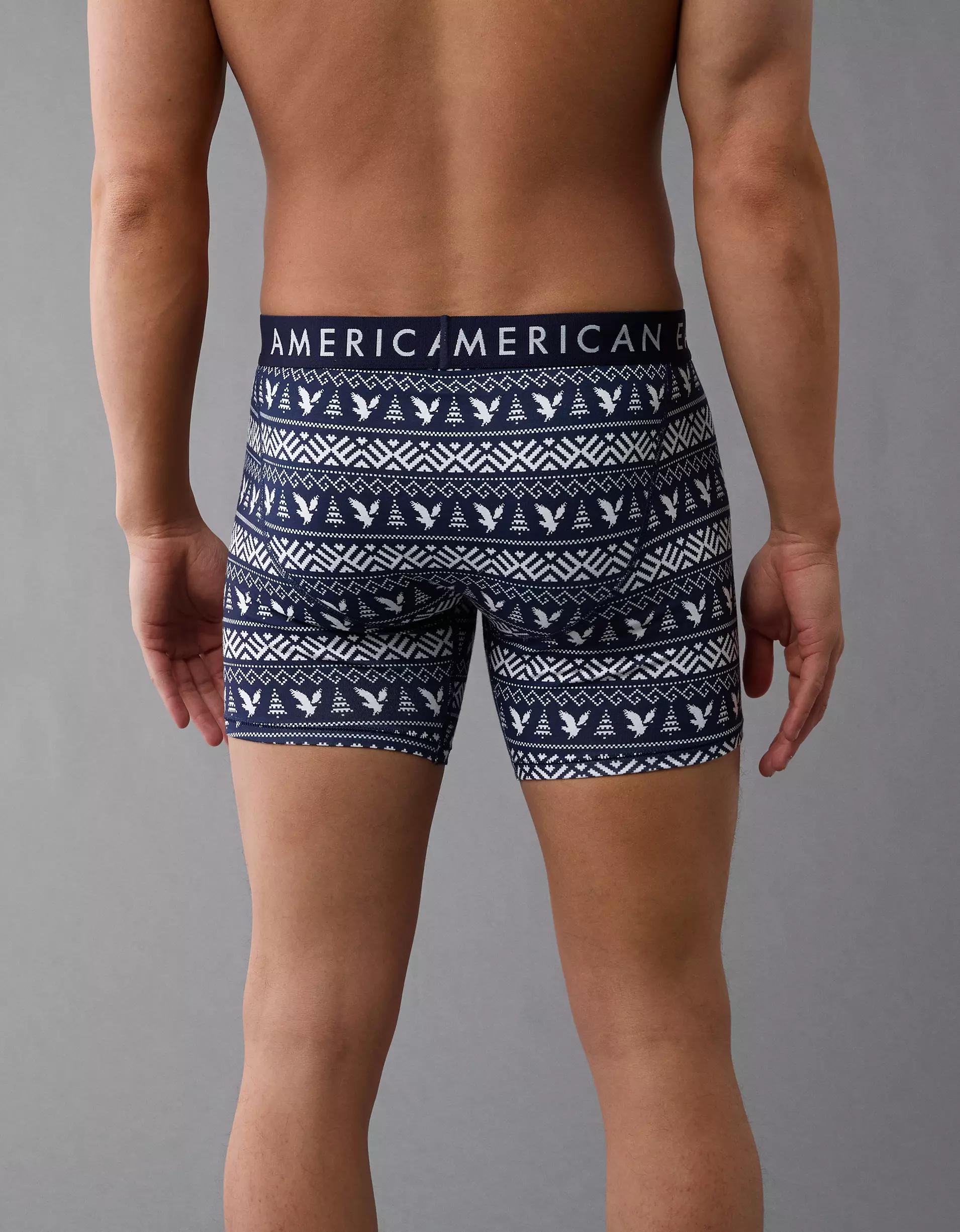 AEO Snow Plaid 6" Classic Boxer Brief Product Image