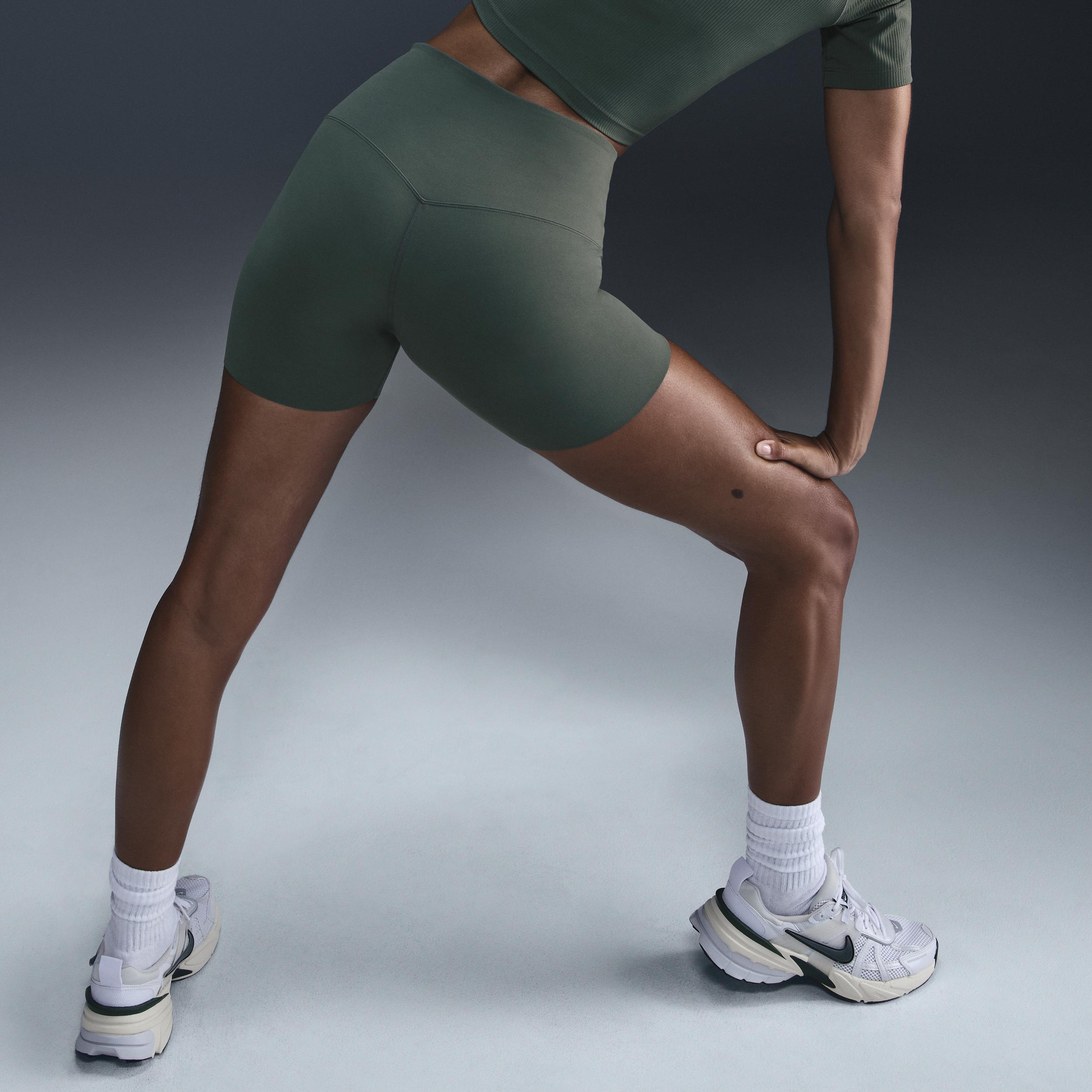 Nike Women's Zenvy Gentle-Support High-Waisted 5" Biker Shorts Product Image