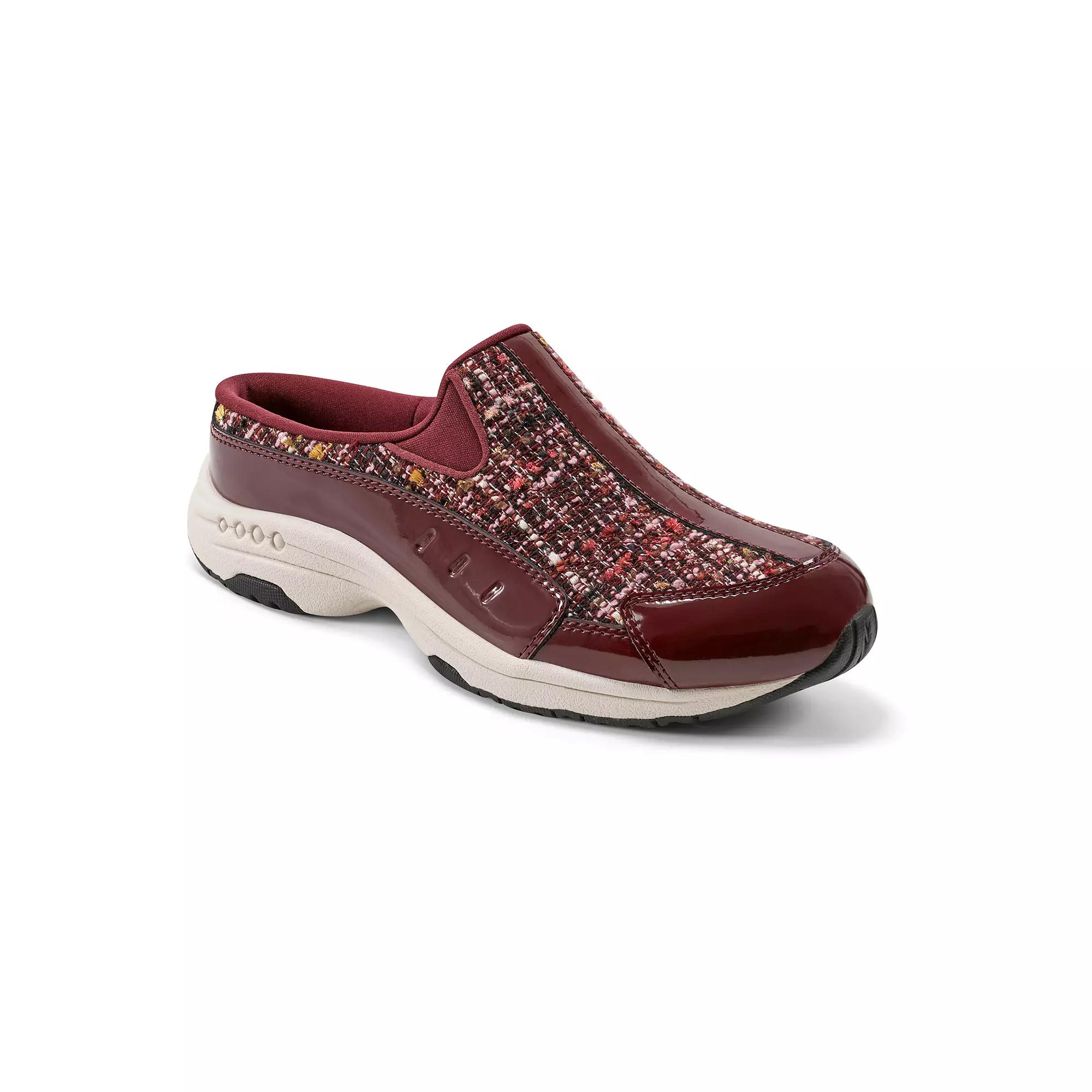 Easy Spirit Traveltime Women's Fashion Mules, Size: 11, Dark Red Boucle Team Product Image