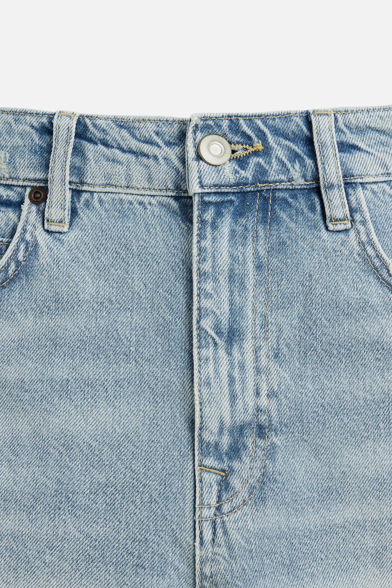 DENIM MINI SHORTS Product Image