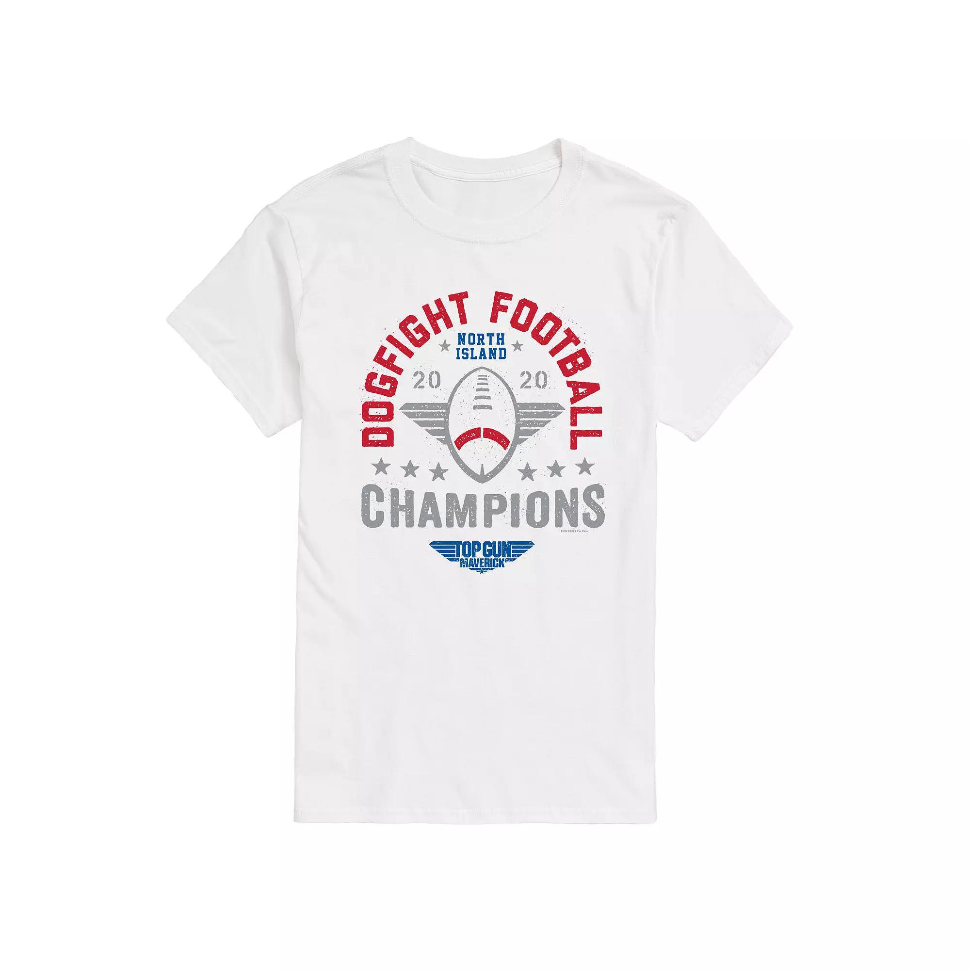 Men's Top Gun Maverick Dogfight Football Tee,  Product Image