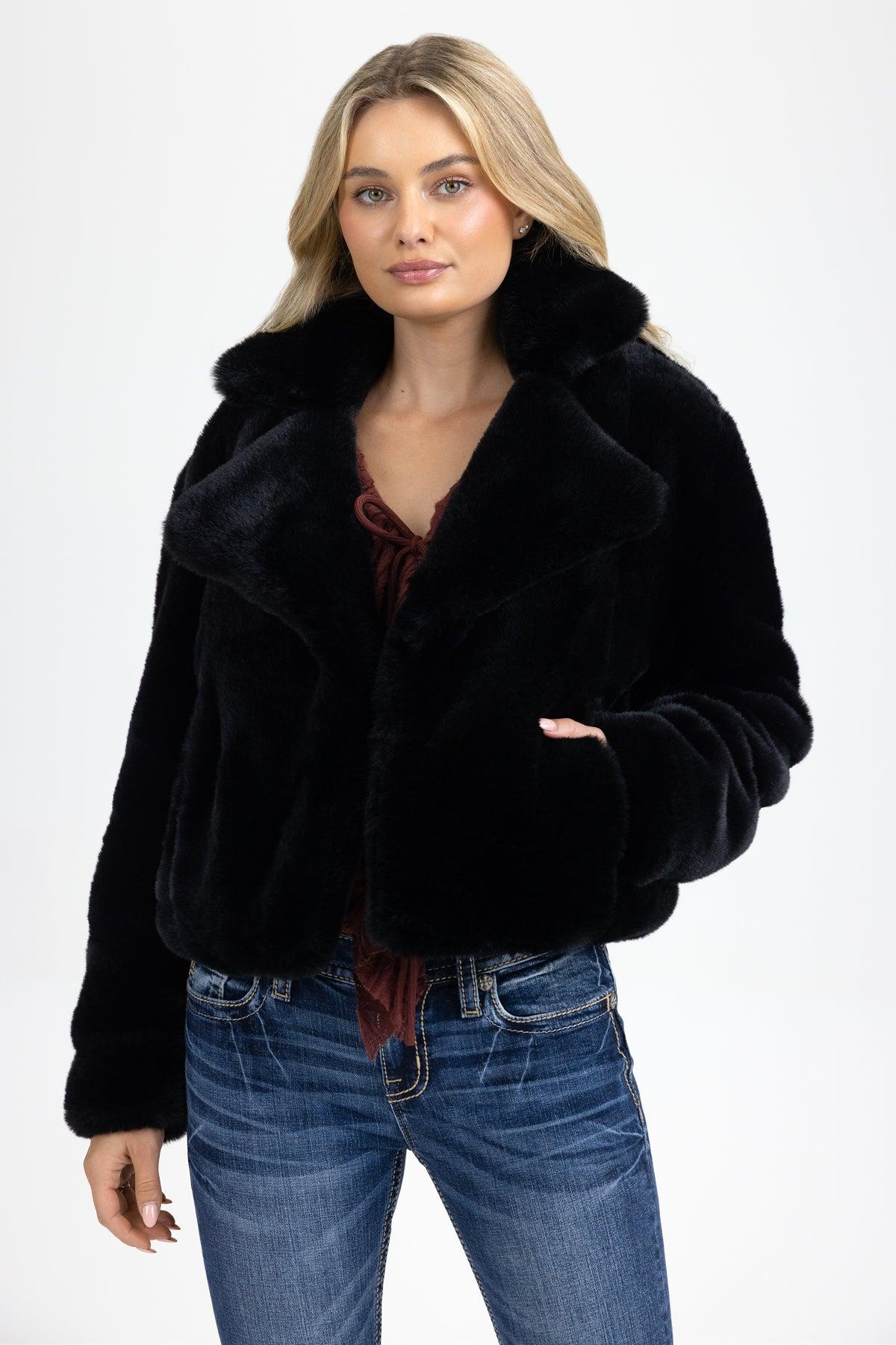 Amari Faux Fur Jacket Product Image