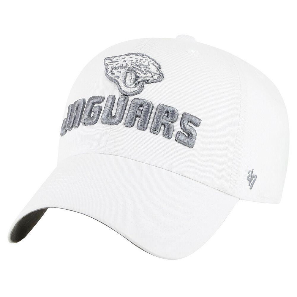 Women's '47 White Jacksonville Jaguars Luminace Clean Up Adjustable Hat Product Image