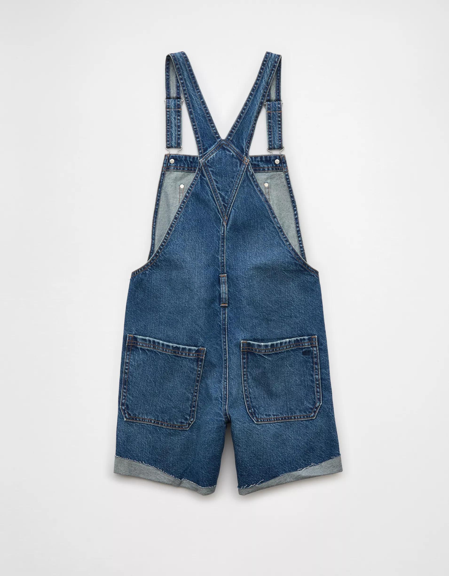 AE Baggy Denim Short Overall Product Image