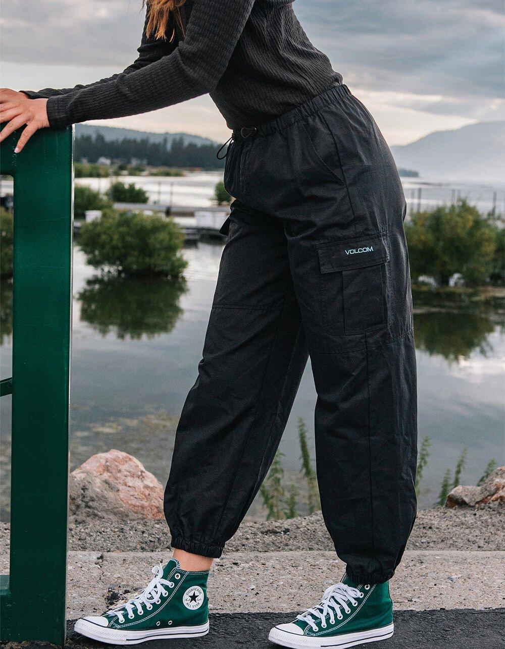 VOLCOM Earth Tripper Womens Joggers - BLACK Product Image