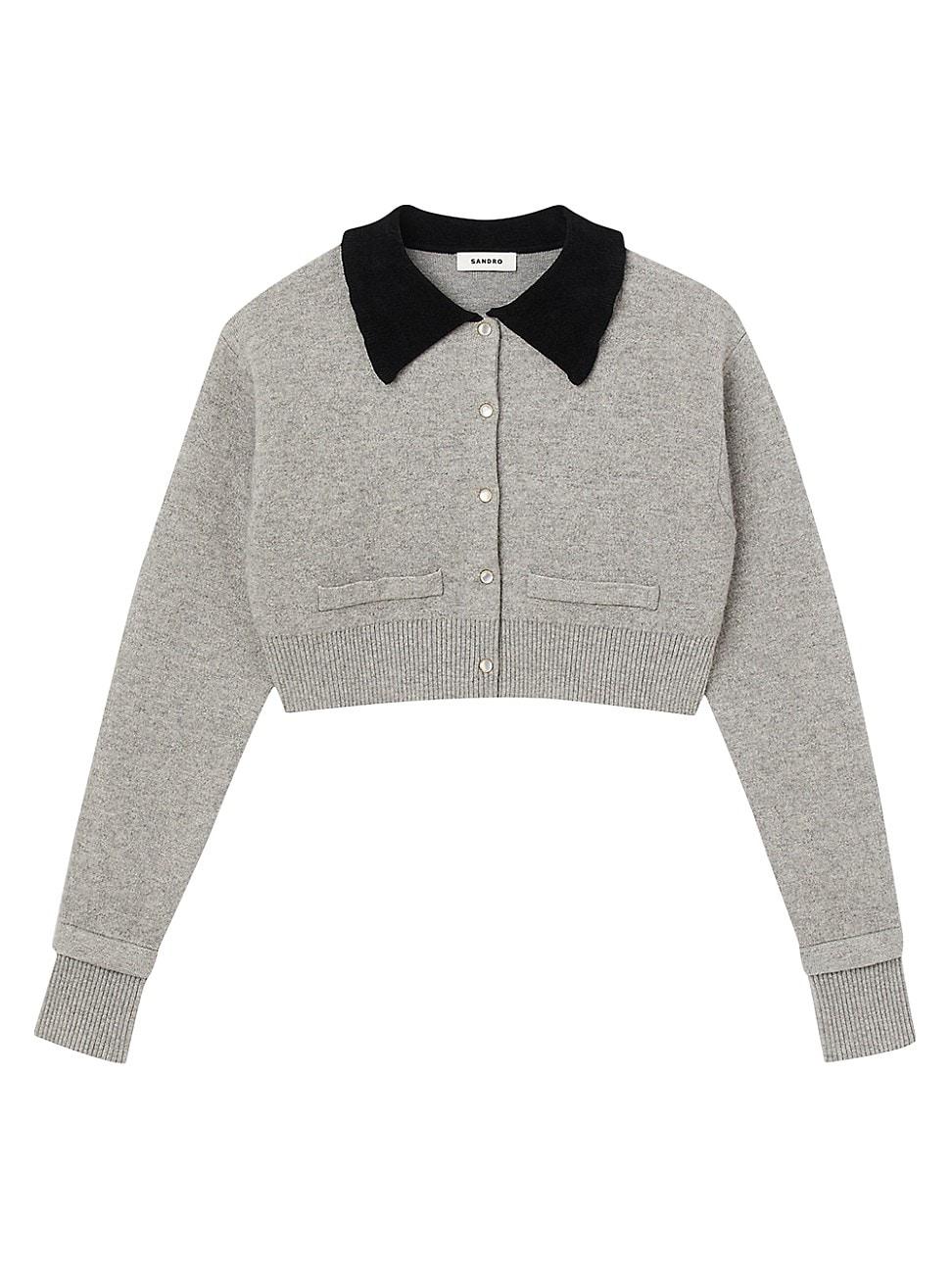 Womens Cropped Coatigan Product Image