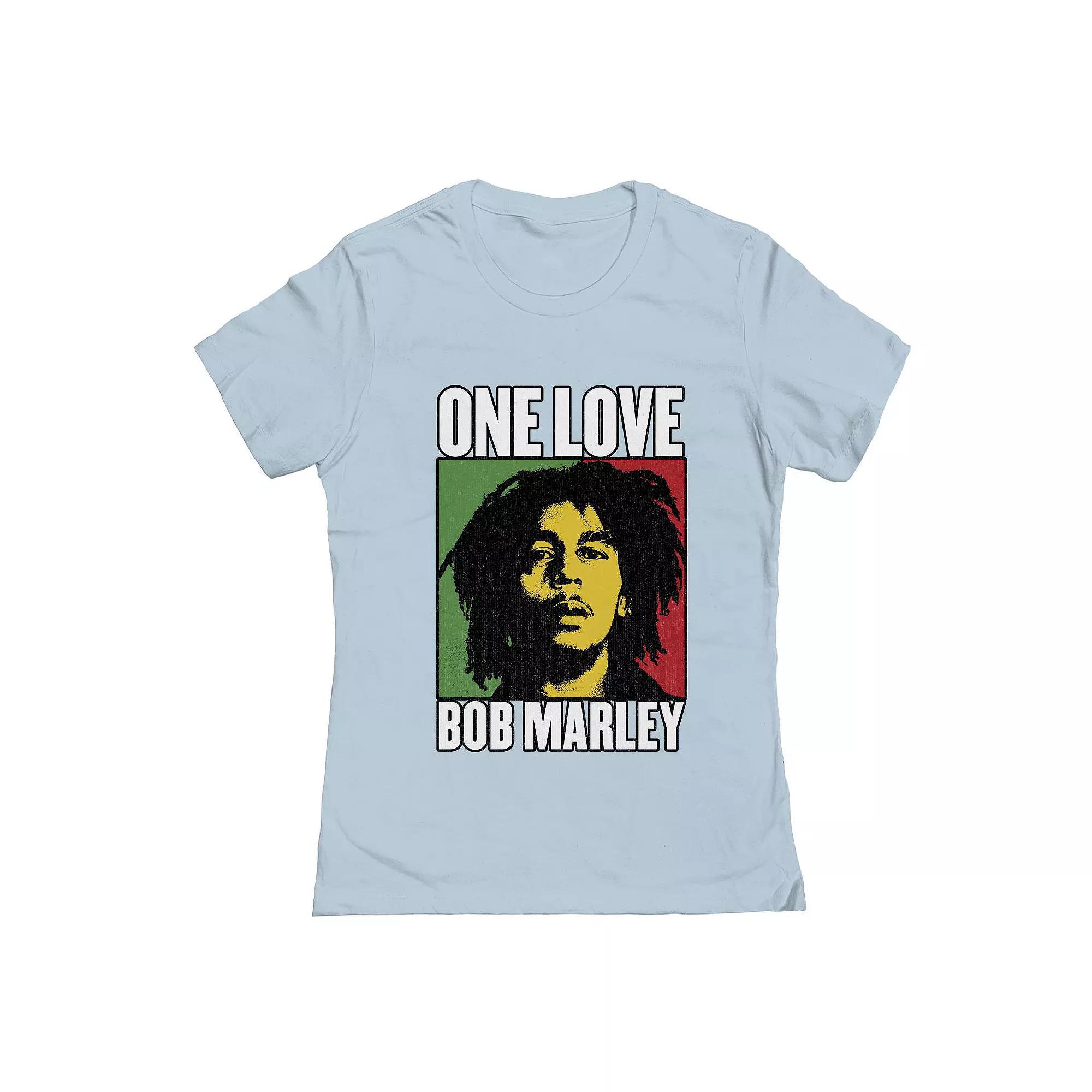 Junior's Bob Marley One Love Impact Graphic Tee, Women's,  Product Image