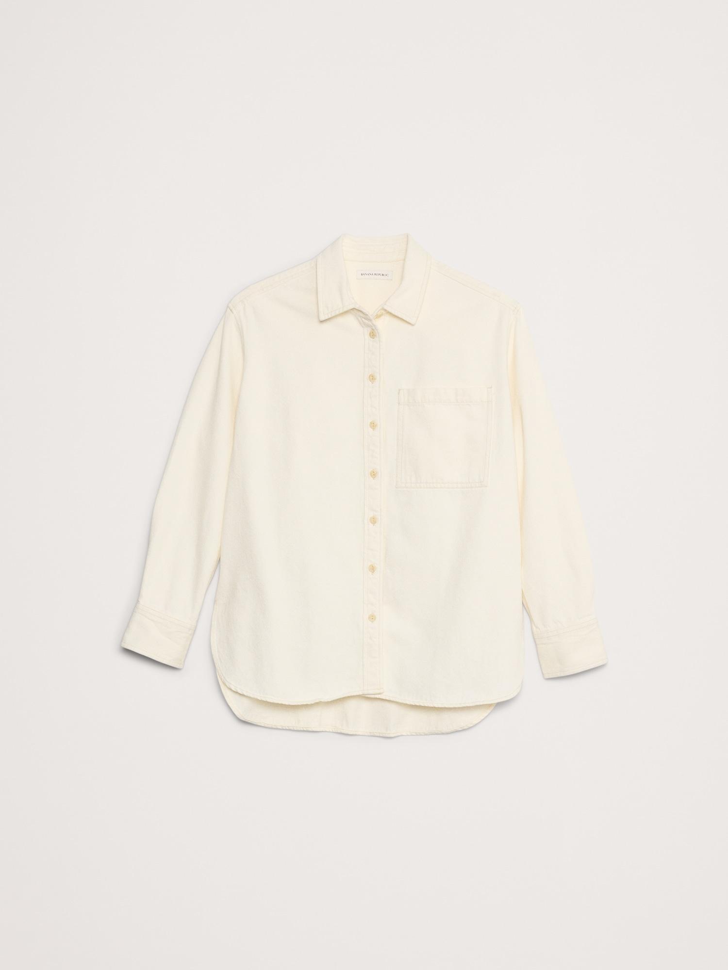 Oversized Denim Shirt Jacket Product Image