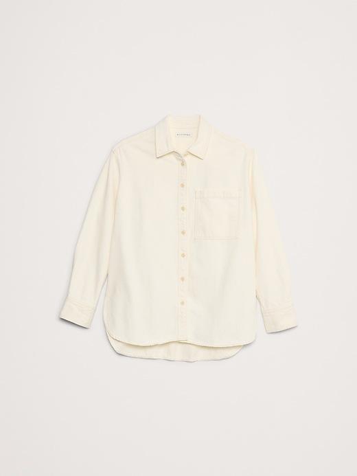 Oversized Denim Shirt Jacket Product Image