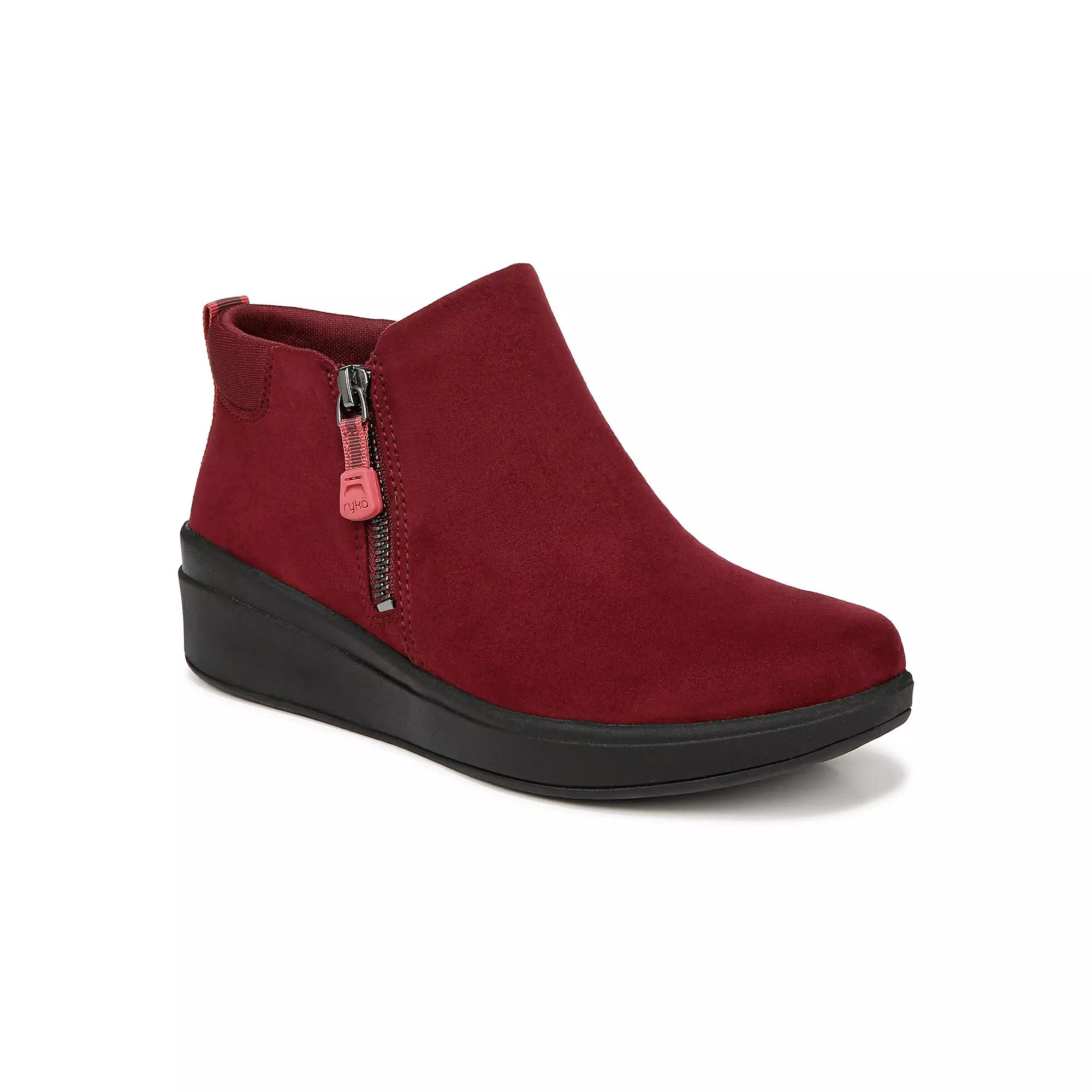 Ryka Lyrical Women's Wedge Ankle Boots, Size: 6.5 Wide, Windsor Red Product Image