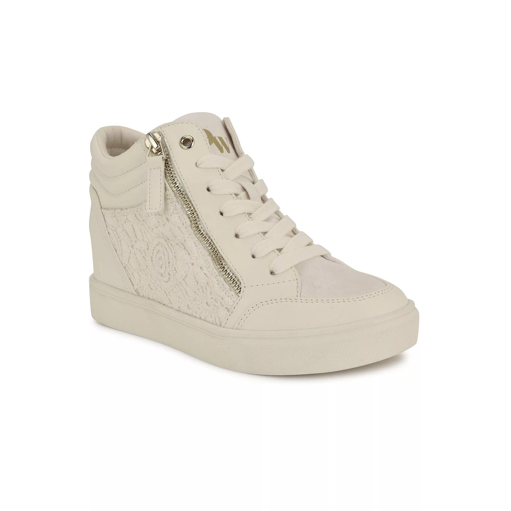 Nine West Tons Women's High Top Wedge Sneakers,  Product Image