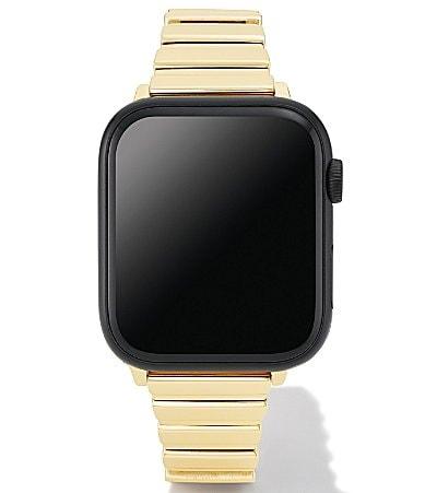 Kendra Scott Womens Leanor Gold Tone Stainless Steel Narrow Bracelet Apple Watch Band Product Image