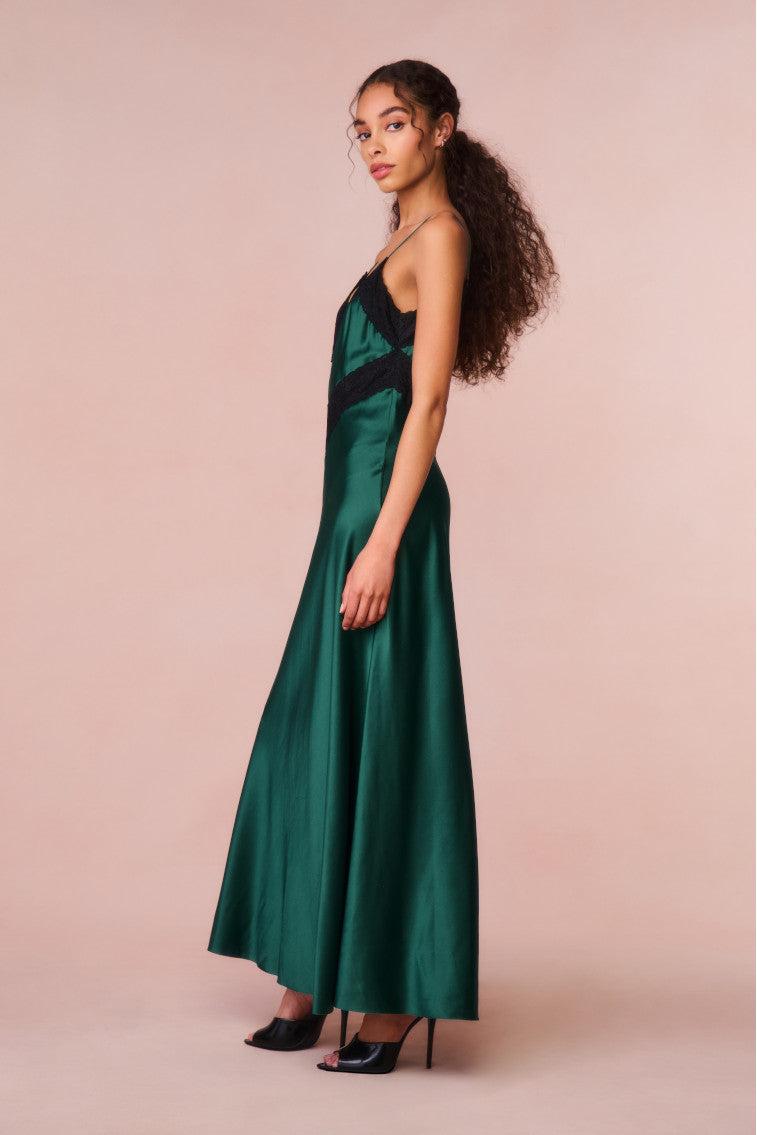 Serita Lace-Trimmed Maxi Dress Product Image