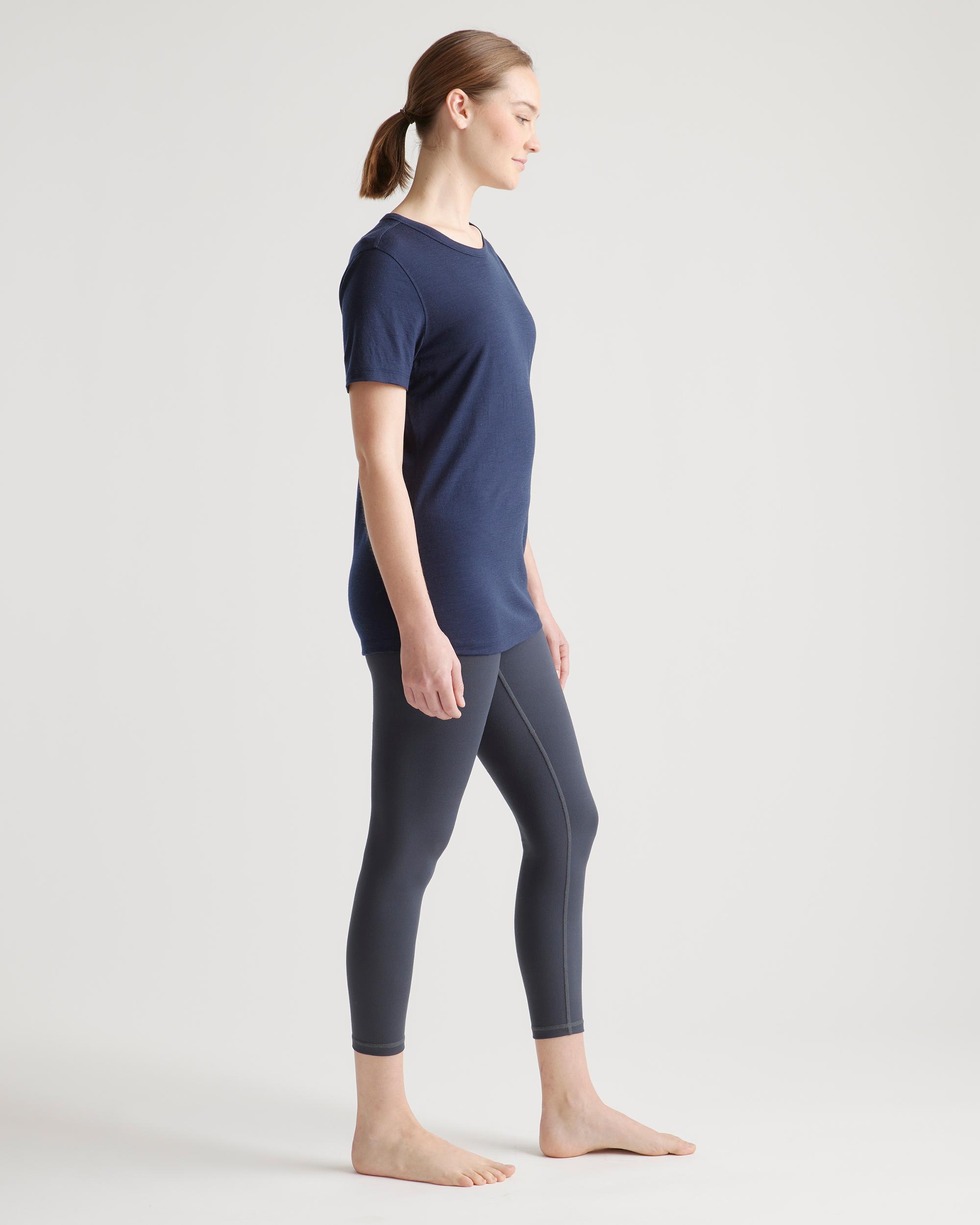 Quince | Women's 100% Merino Wool All-Season Base Layer T-Shirt Size XL, Merino/Cotton Product Image