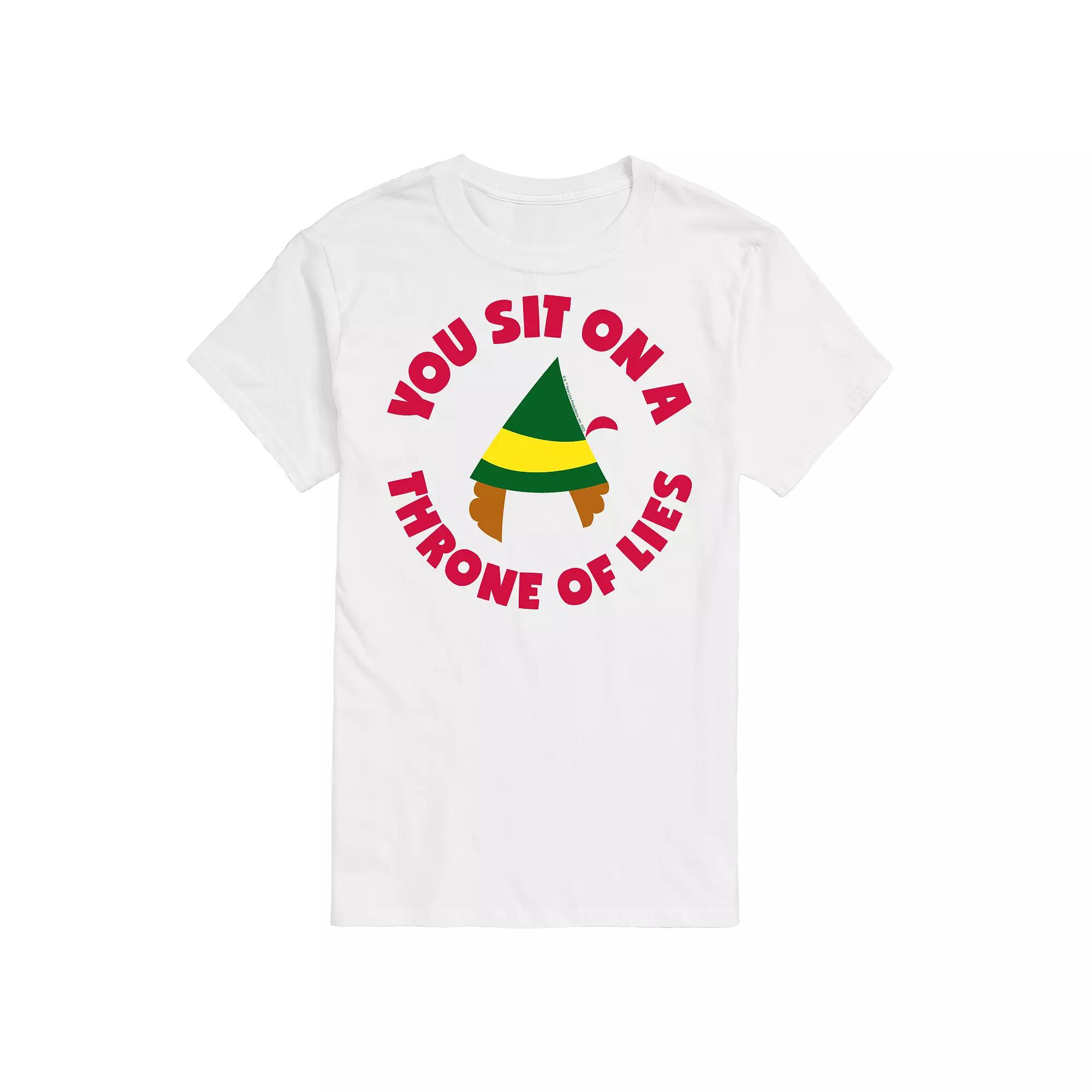 Big & Tall Elf Throne Of Lies Graphic Tee, Men's,  Product Image