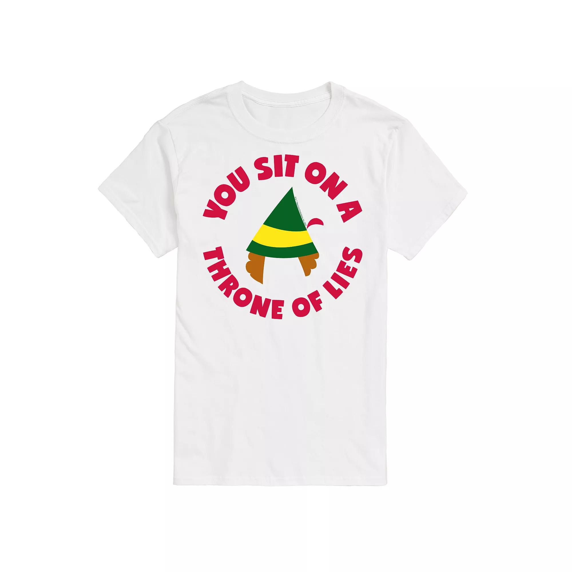 Big & Tall Elf Throne Of Lies Graphic Tee, Men's,  Product Image