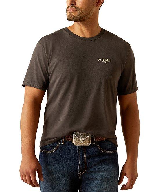 Ariat Men's Ariat Explore Circle Short Sleeve Graphic T-Shirt Product Image