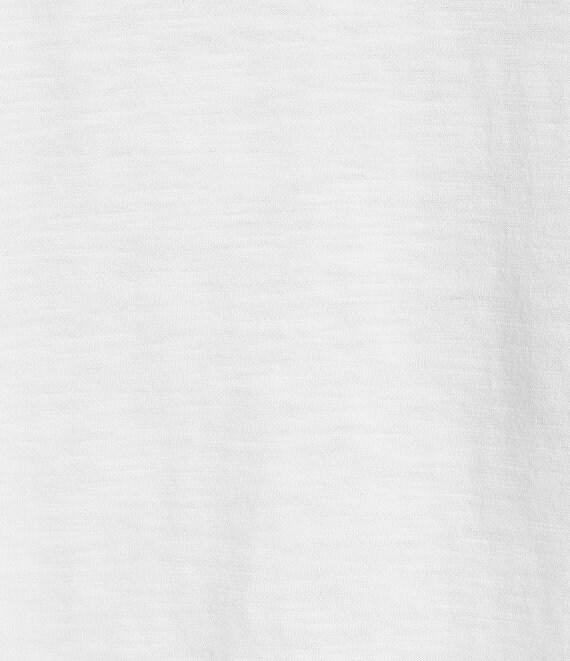 Westbound 3/4 Sleeve V Neck Collared Slub Knit Top Product Image