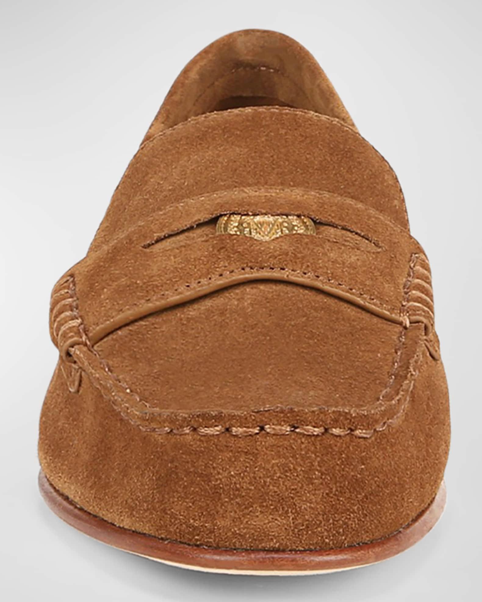 Suede Coin Penny Loafers Product Image