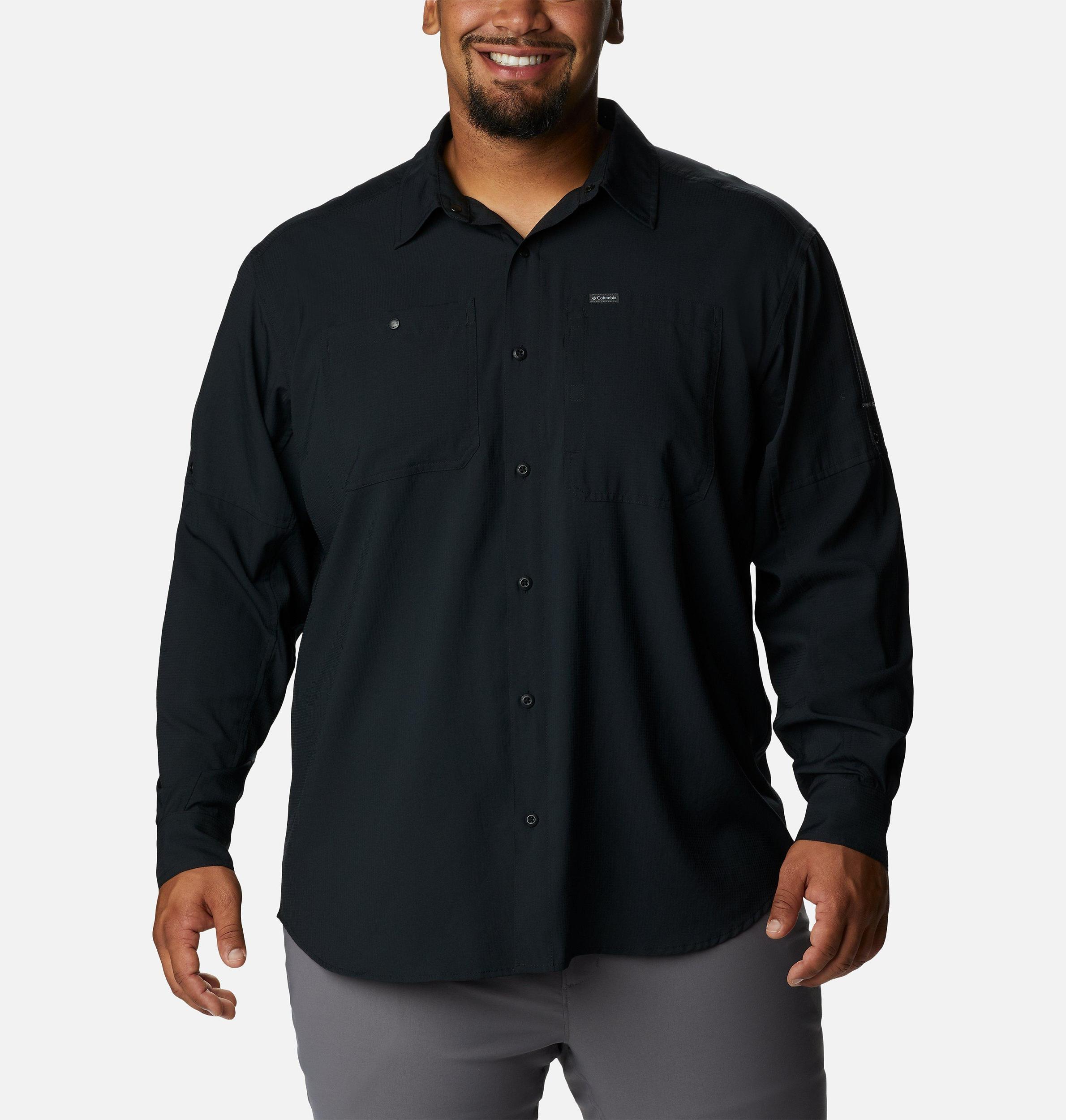 Columbia Mens Silver Ridge Utility Lite Long Sleeve Shirt - Big- Product Image