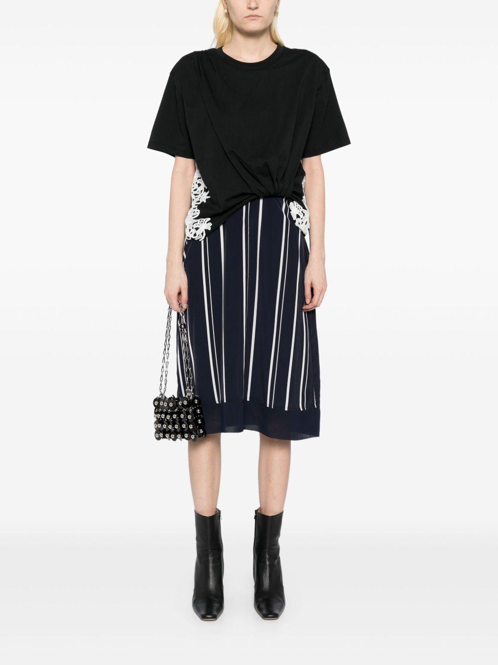 Draped T-shirt Slip Combo dress Product Image