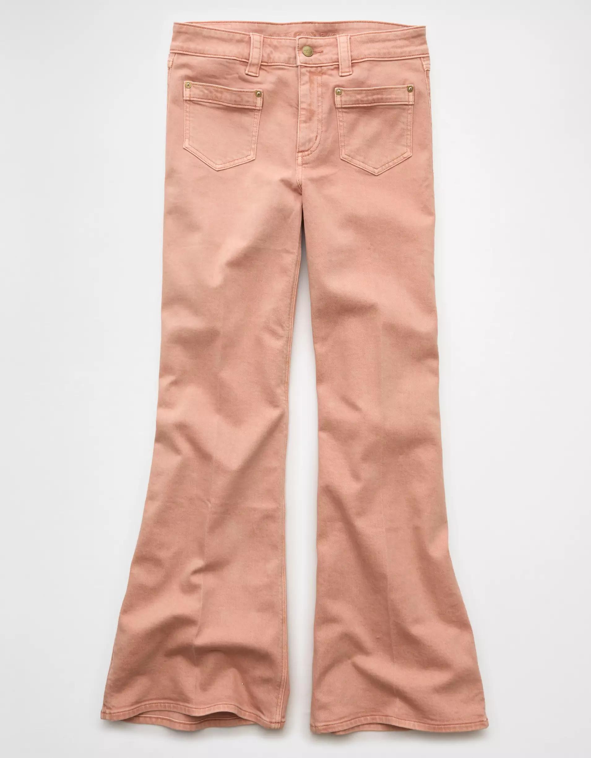 AE Stretch High-Waisted Flare Jean Product Image