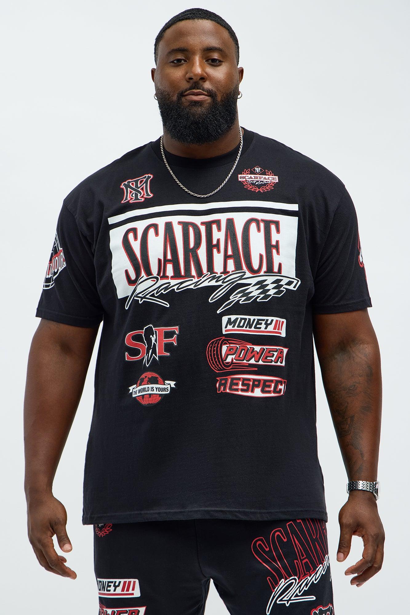Scarface Racing Short Sleeve Tee - Black Product Image