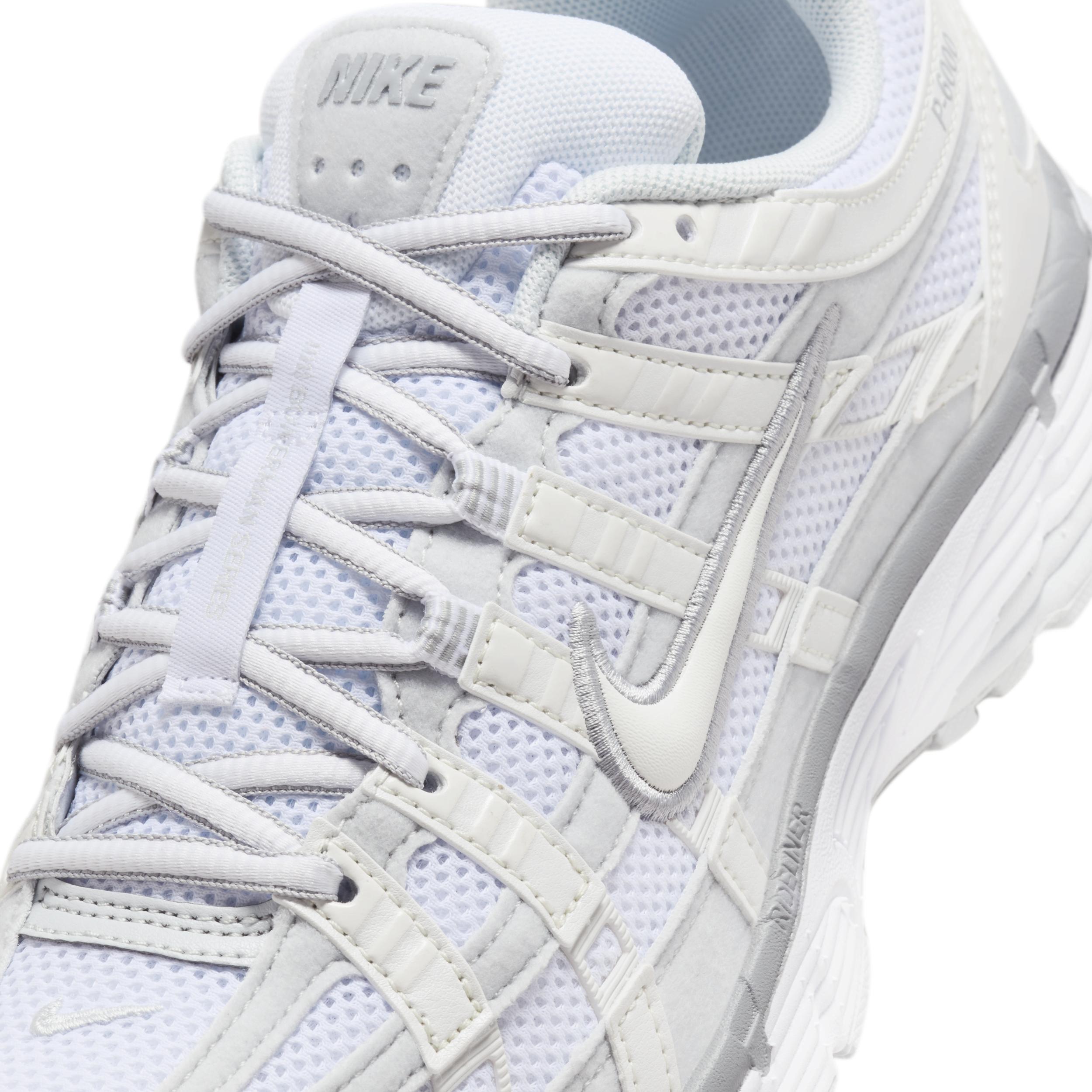 Nike Womens Nike P-6000 - Womens Shoes Silver/White Product Image