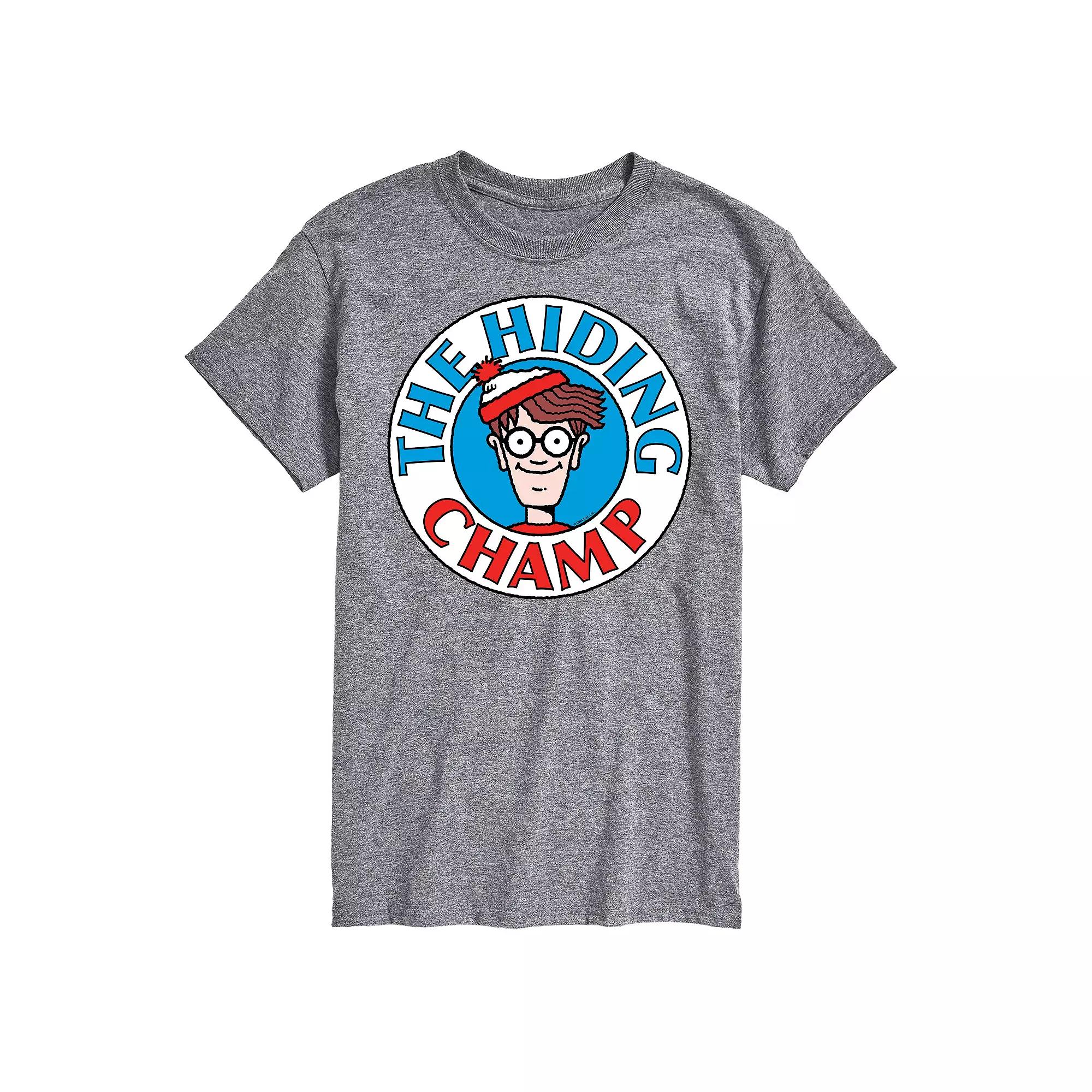 Men's Where's Waldo The Hiding Champ Graphic Tee,  Product Image