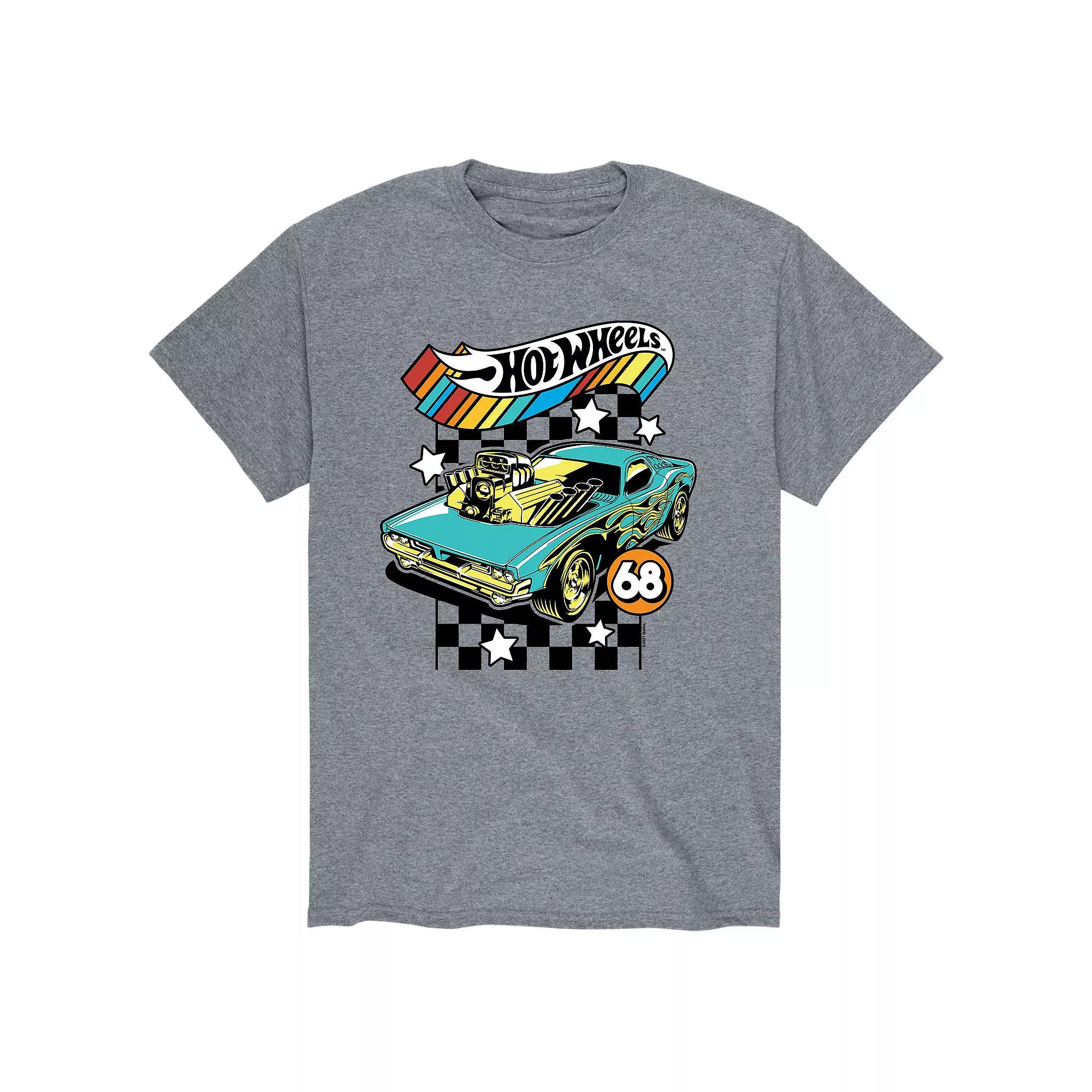 Men's Hot Wheels Retro 68 Tee, Size: Small, Gray Product Image