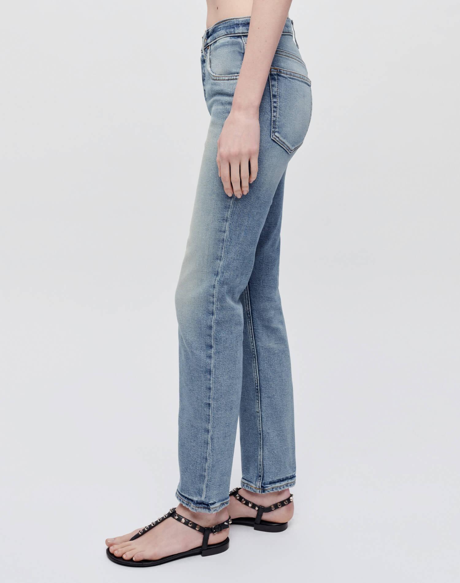 Comfort Stretch Mid Rise Stove Pipe - Bella Rosa Product Image