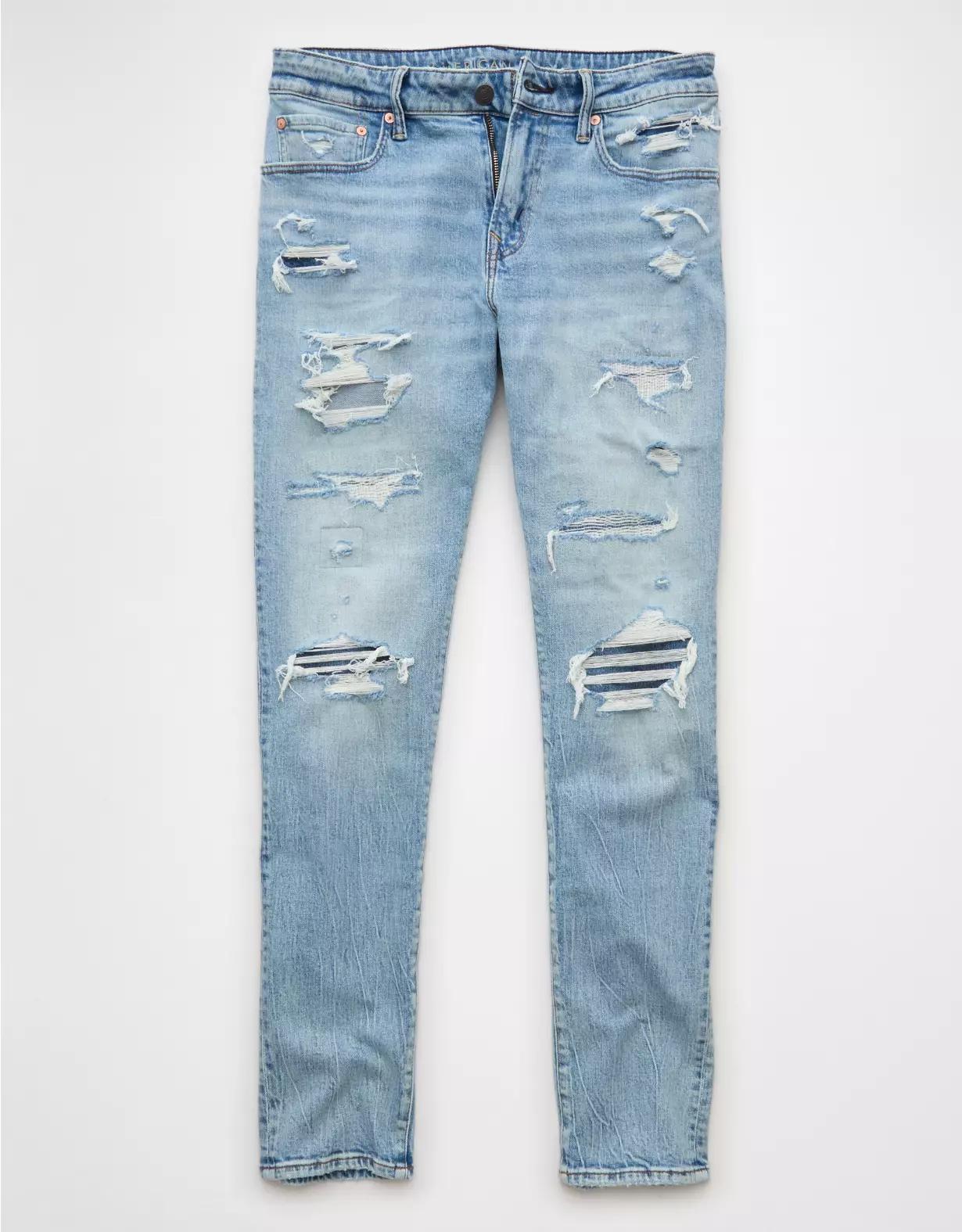 AE AirFlex+ Patched Athletic Fit Jean Product Image
