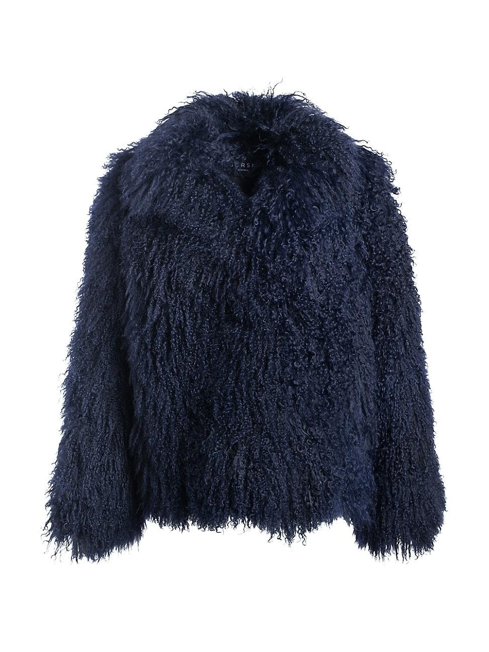 Womens Mongolian Goat Jacket Product Image