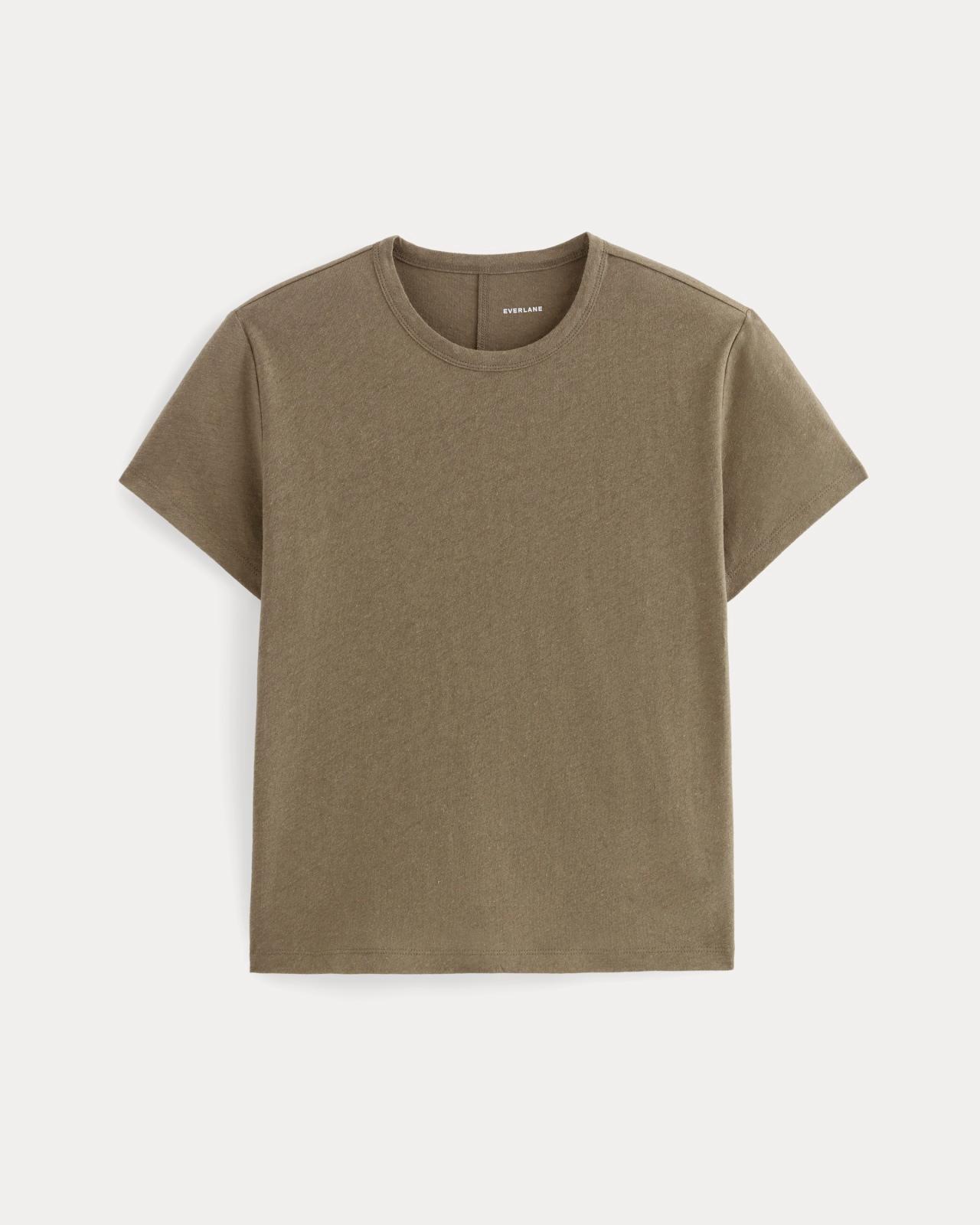 Womens Box-Cut T-Shirt in Cotton Linen by Everlane Product Image