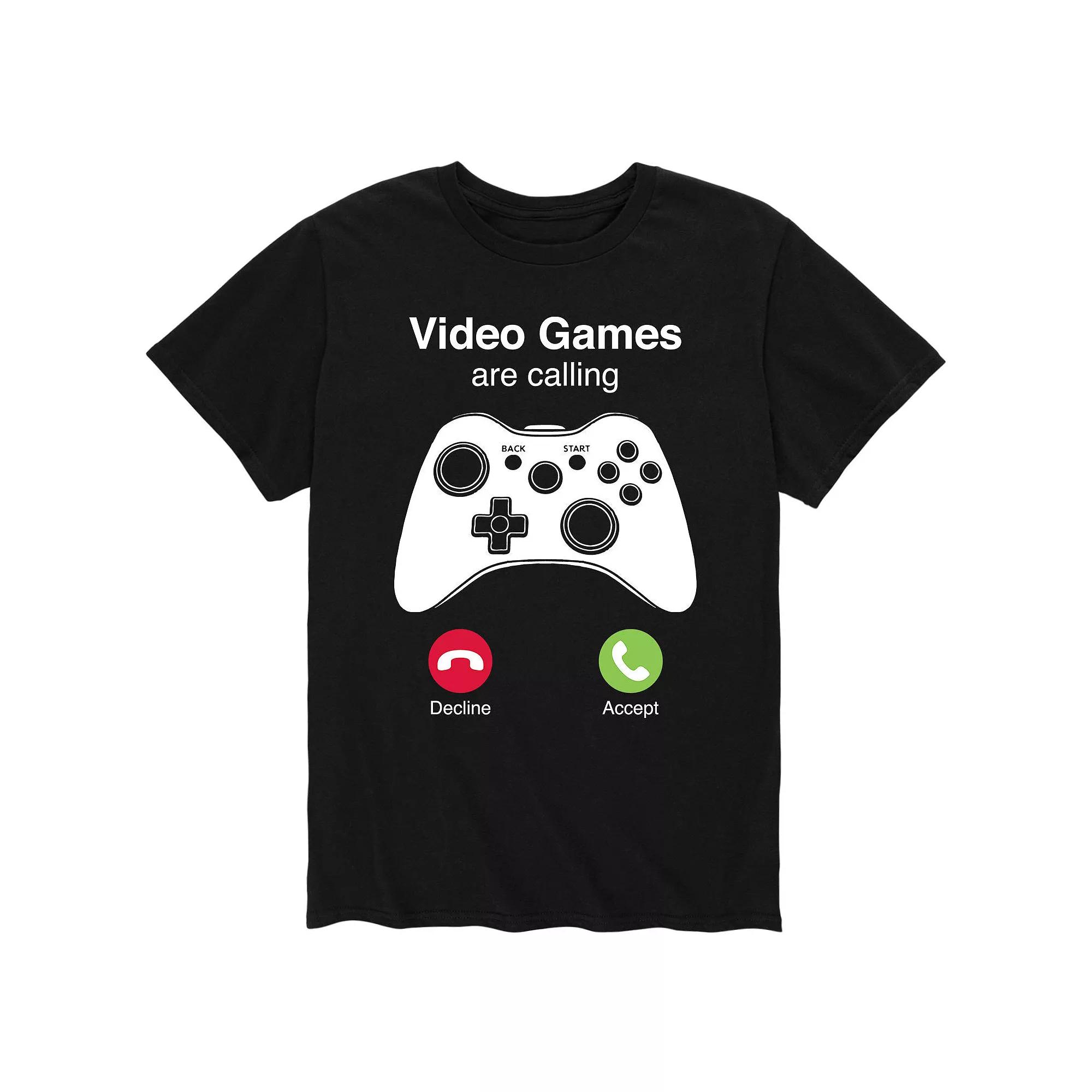 Men's Games Calling Controller Tee,  Product Image