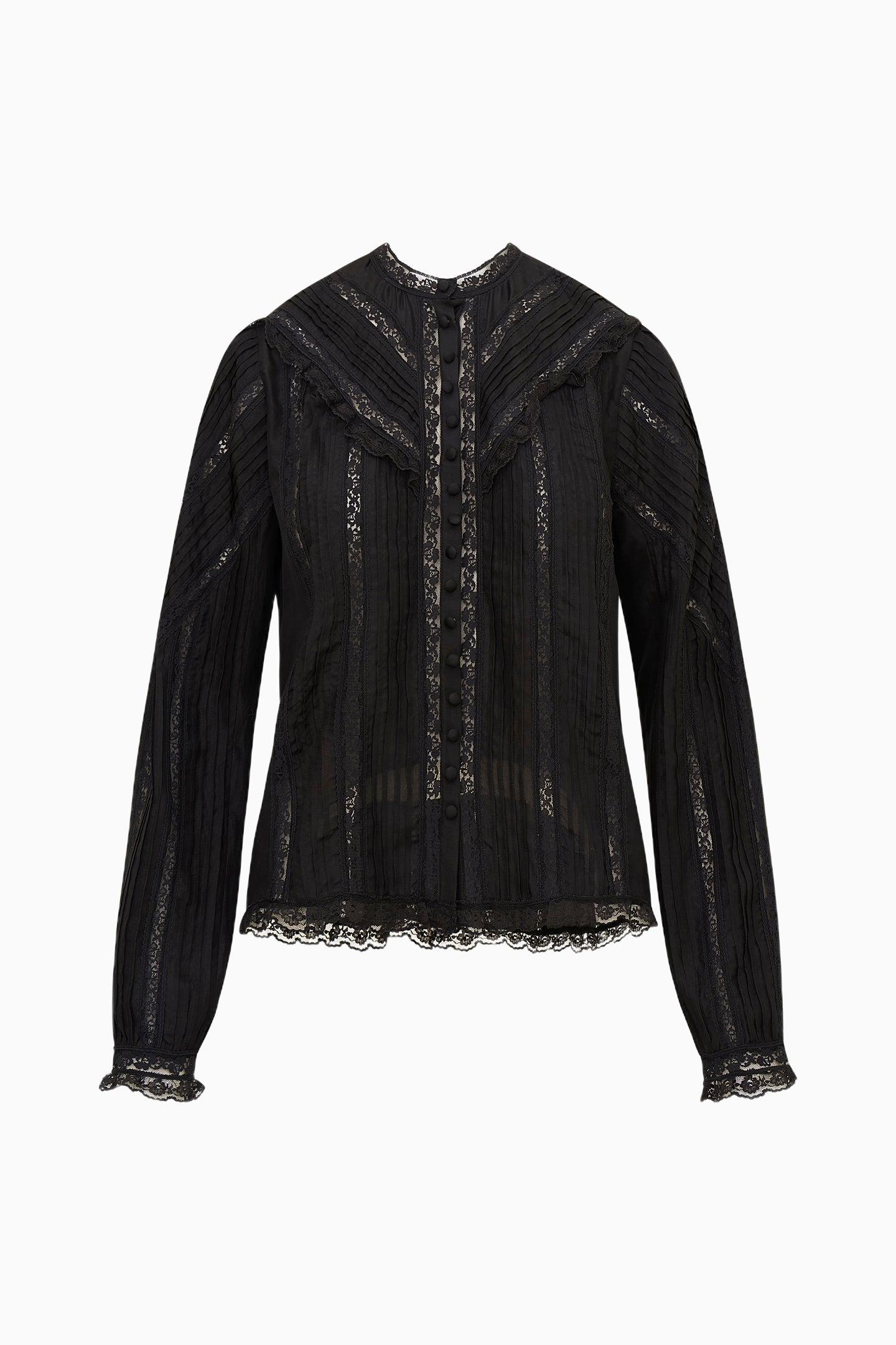 Willia Silk Lace-Detailed Mini Skirt Product Image