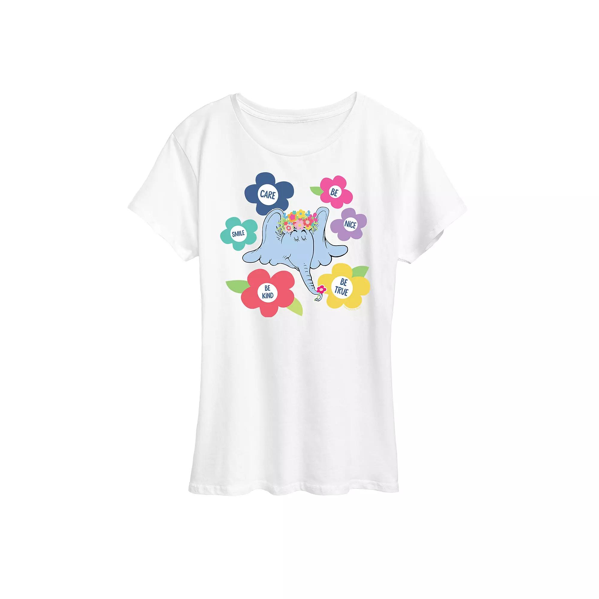 Women's Dr. Seuss Horton Kindness Graphic Tee, Girl's,  Product Image