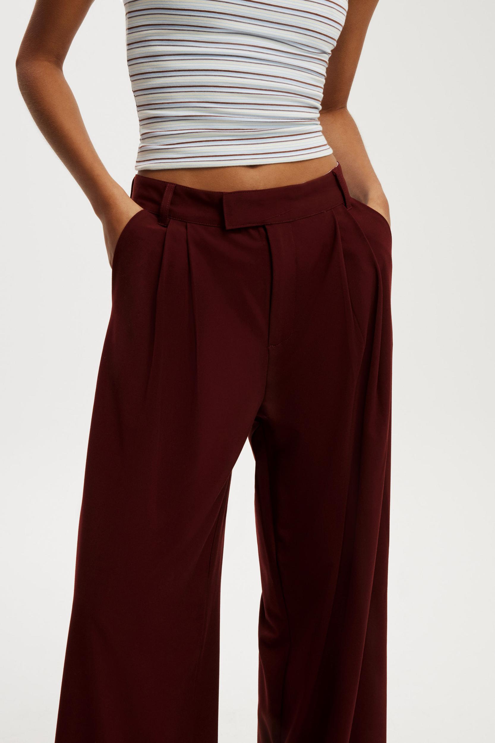 Izzy Pleated Suiting Pant Product Image