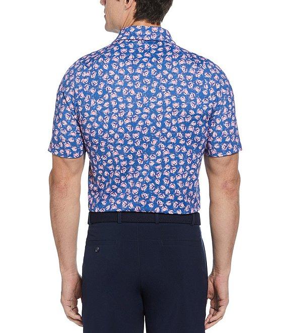 Callaway Novelty Crab Printed Short Sleeve Golf Polo Shirt Product Image